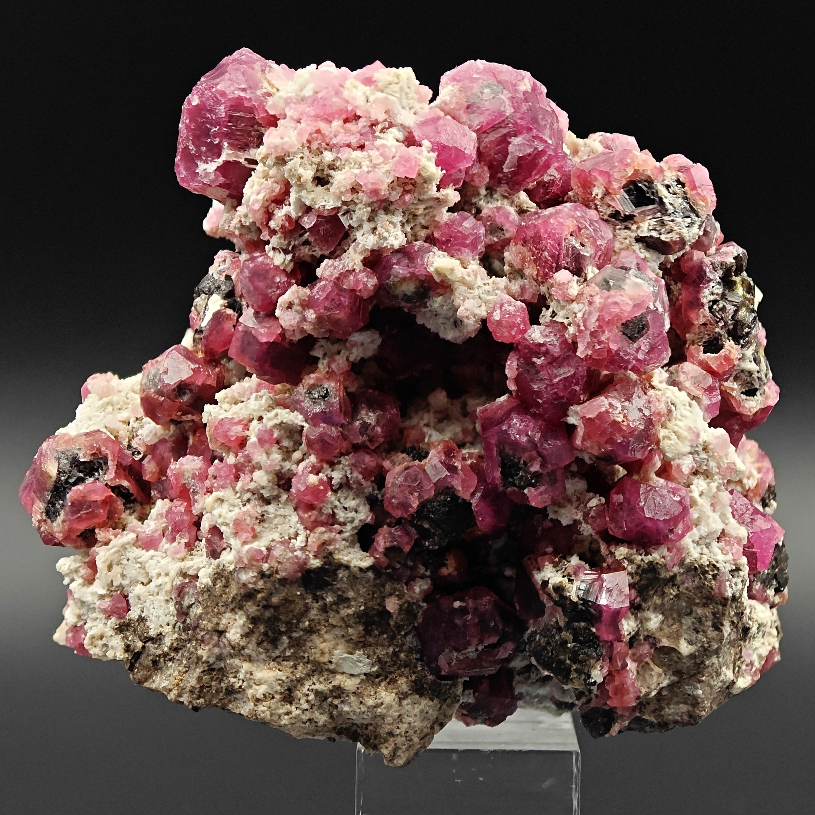 ROSOLITE GARNET – Vivid Pink Grossular Crystals, Sierra de Cruces, Mexico