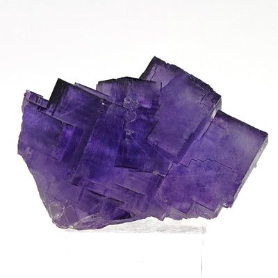 Fluorite cluster with well-formed cubic crystals from Aksu, Xinjiang, China