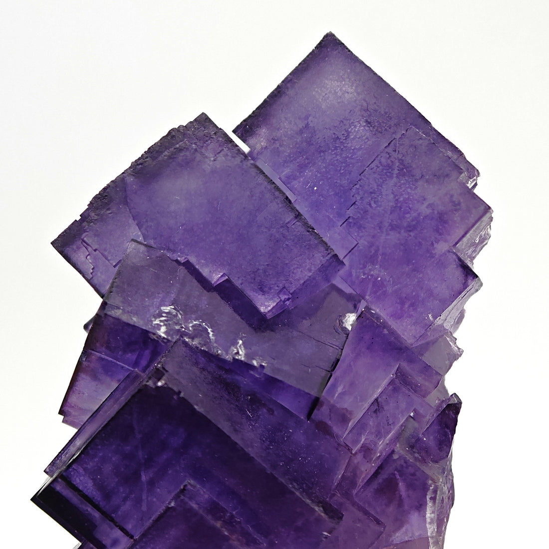 FLUORITE – Deep Purple Cubic Crystals, Aksu, Xinjiang, China