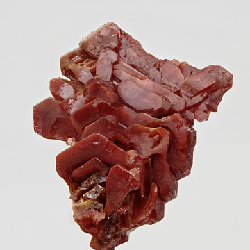 VANADINITE – Blood-Red Petal-Shaped Crystal Plate, Mibladen, Morocco