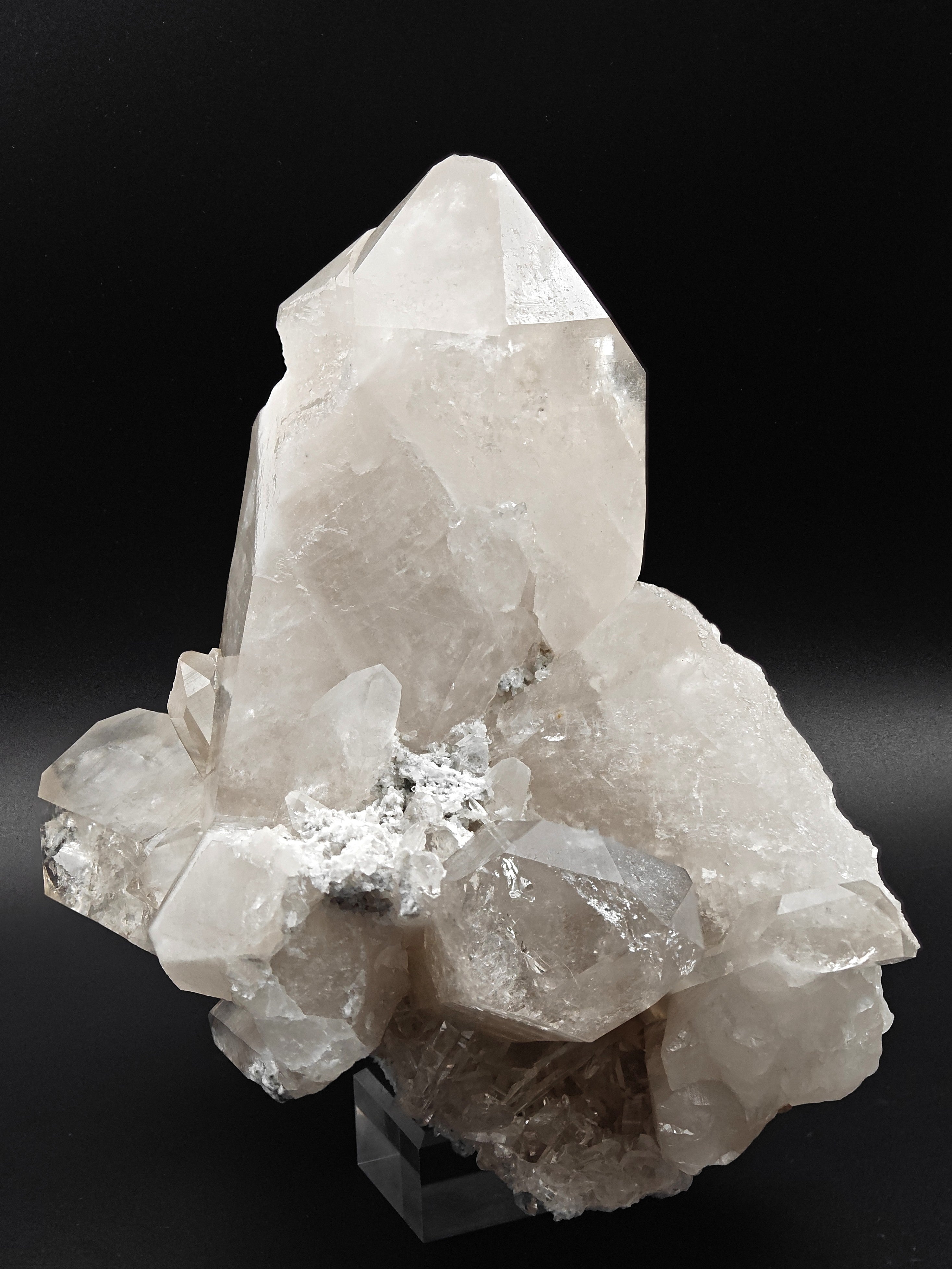 SMOKY QUARTZ – Huge 22cm Cluster, 4kg, Mont Blanc, Aosta Valley, Italy