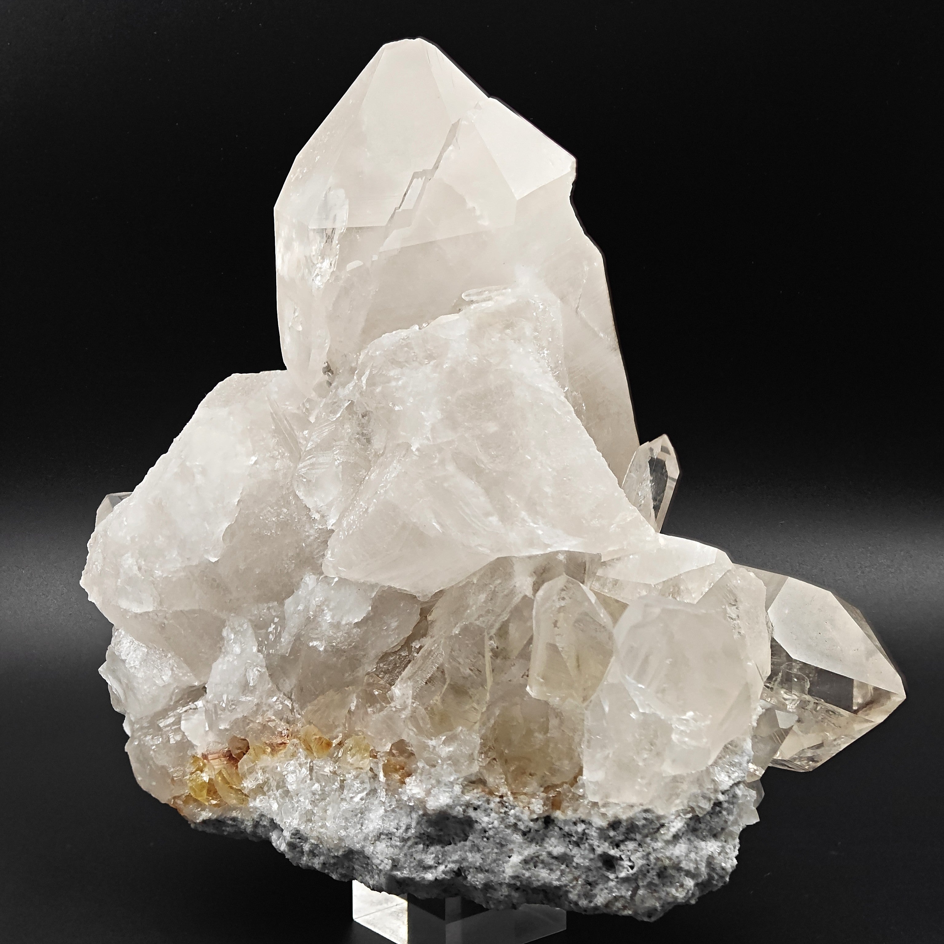 SMOKY QUARTZ – Huge 22cm Cluster, 4kg, Mont Blanc, Aosta Valley, Italy