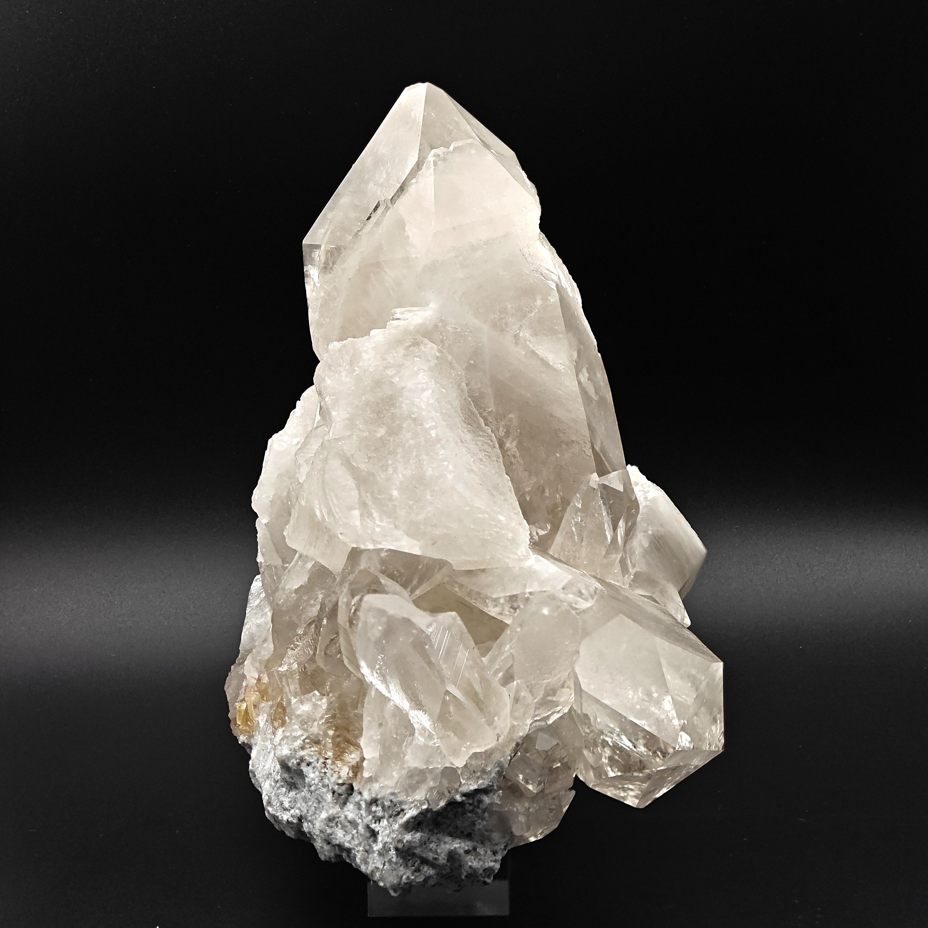 SMOKY QUARTZ – Huge 22cm Cluster, 4kg, Mont Blanc, Aosta Valley, Italy