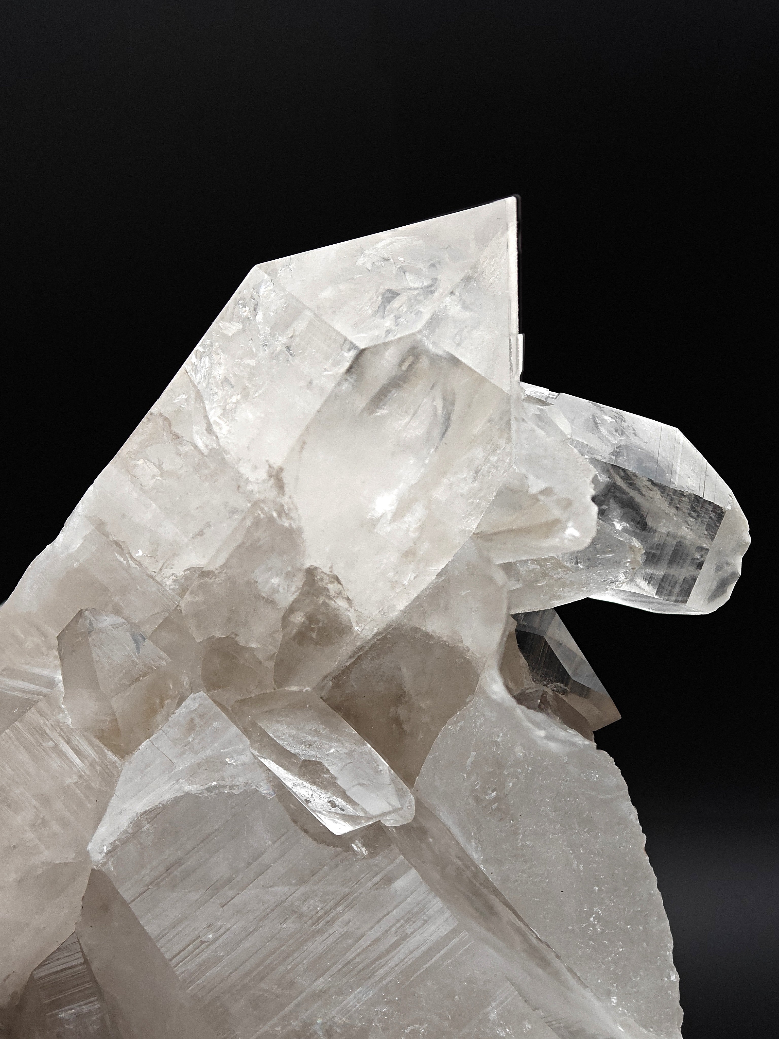 SMOKY QUARTZ – Huge 22cm Cluster, 4kg, Mont Blanc, Aosta Valley, Italy