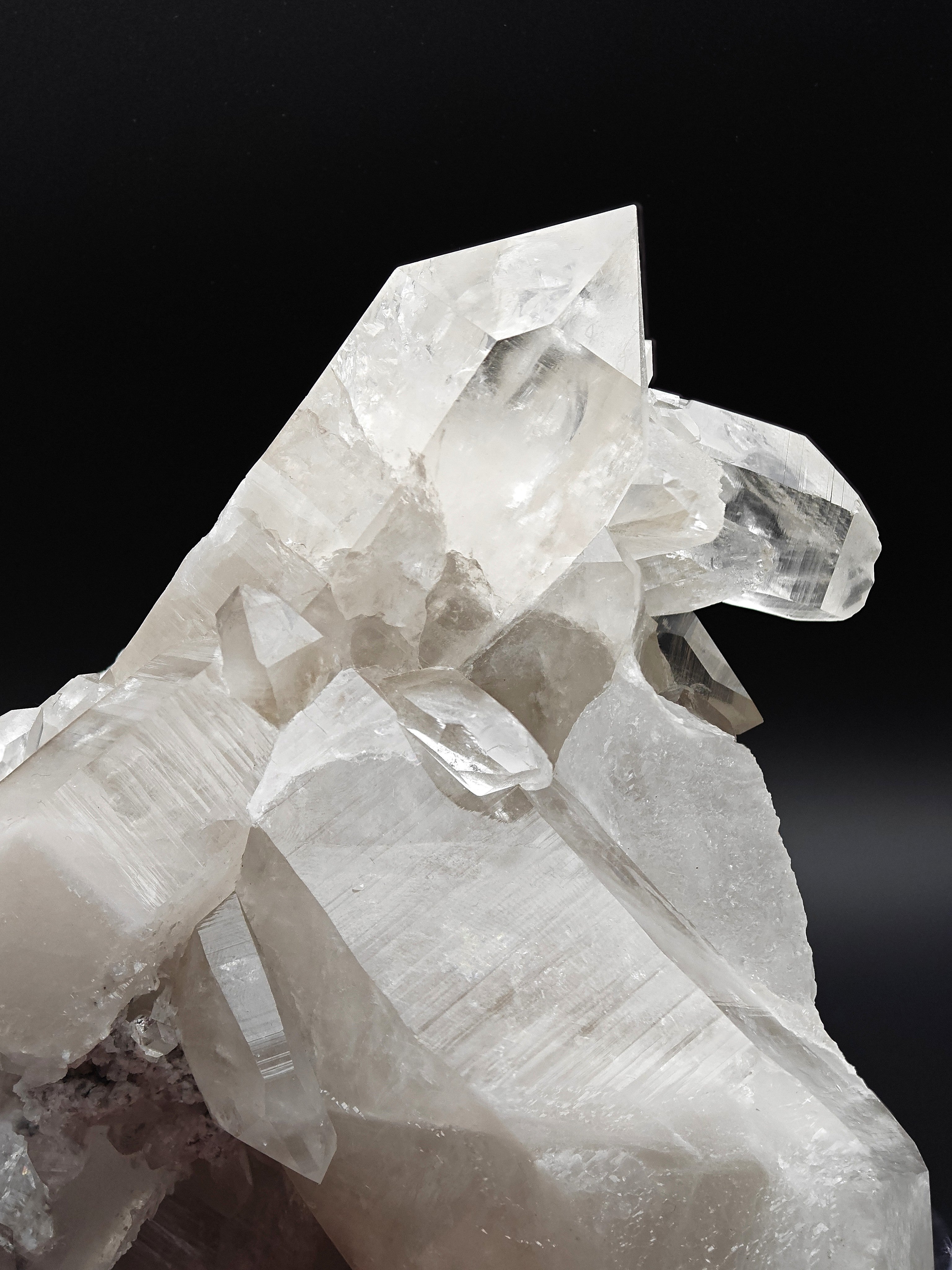 SMOKY QUARTZ – Huge 22cm Cluster, 4kg, Mont Blanc, Aosta Valley, Italy