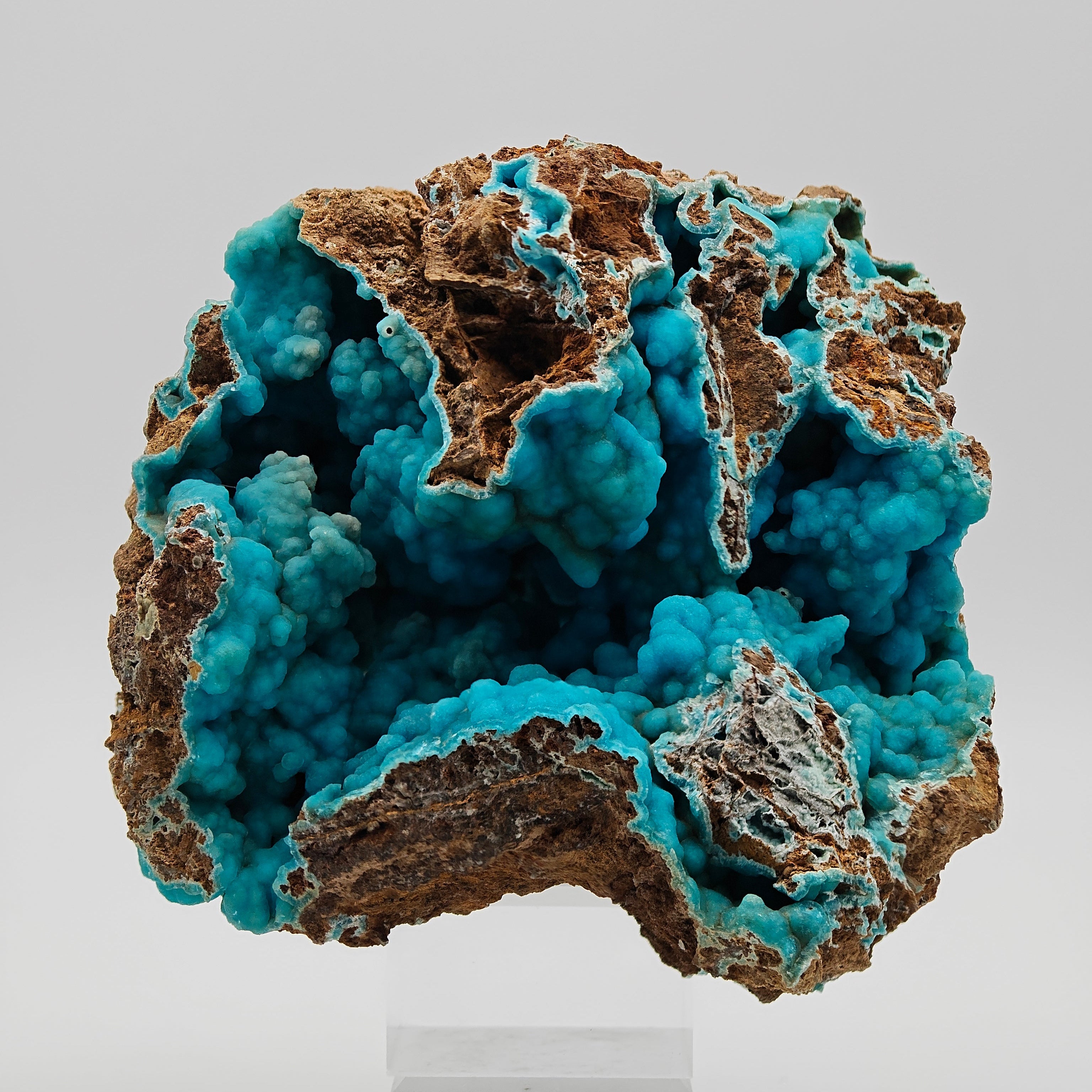 HEMIMORPHITE – Vivid Blue Crystals, Sa Duchessa Mine, Sardinia, Italy