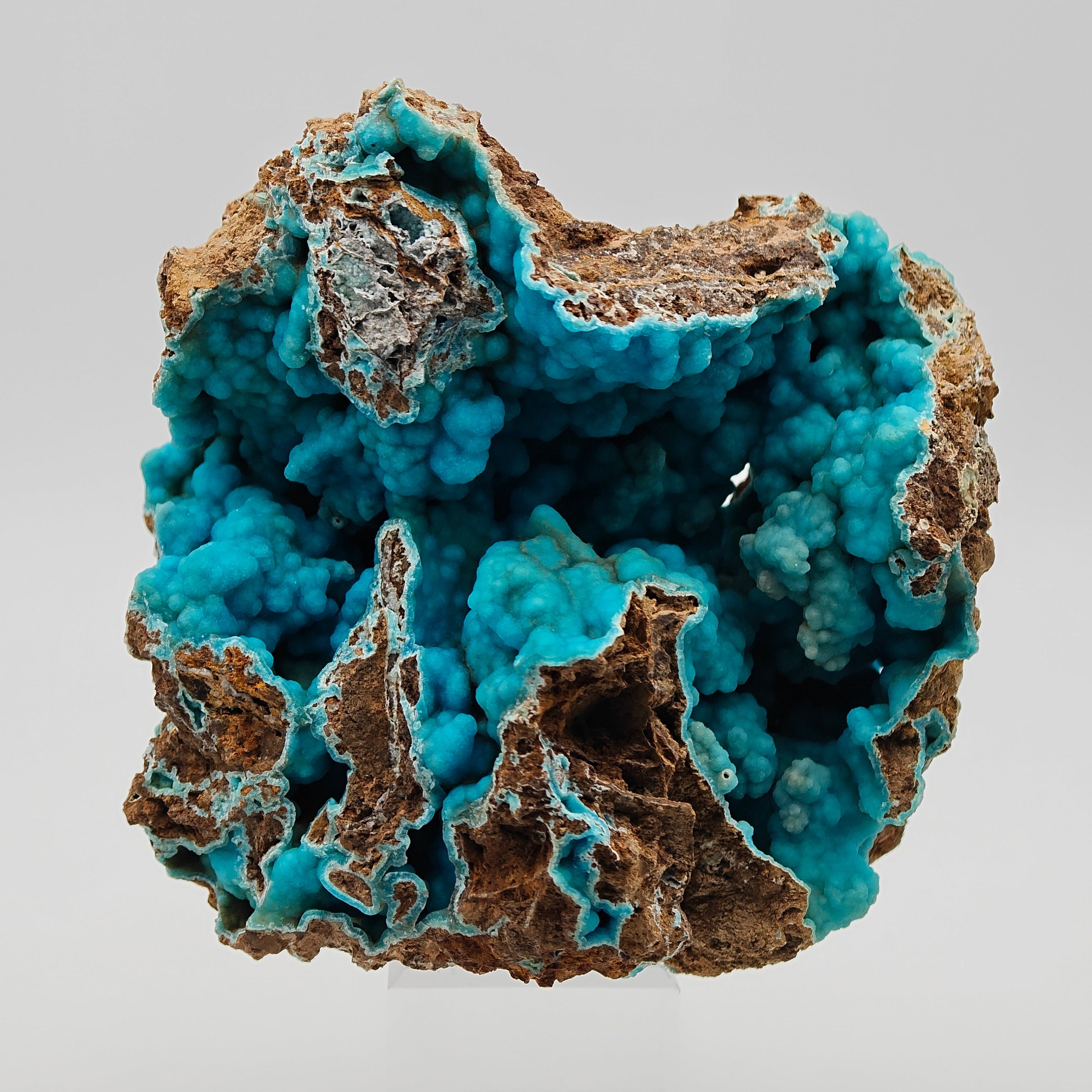 HEMIMORPHITE – Vivid Blue Crystals, Sa Duchessa Mine, Sardinia, Italy