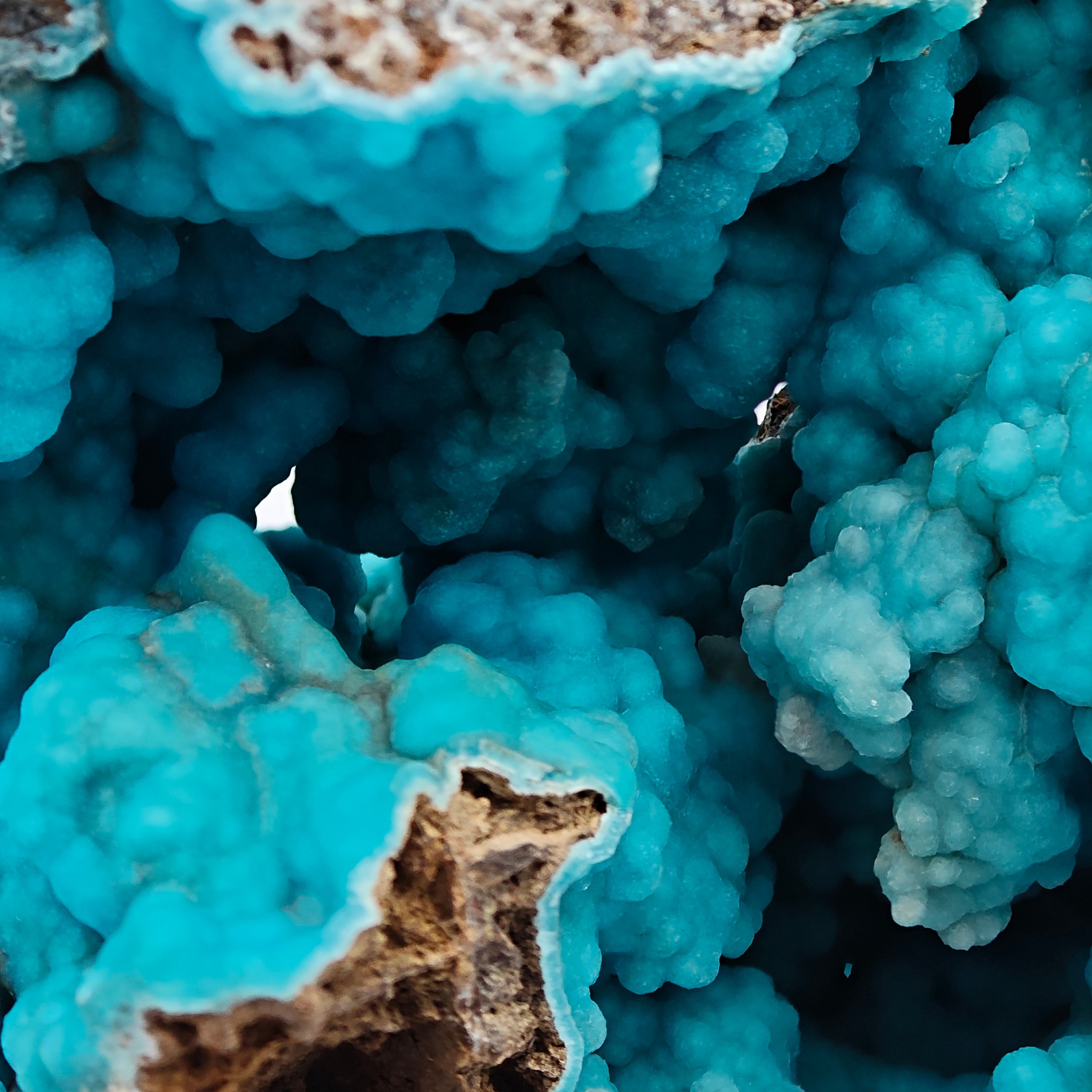 HEMIMORPHITE – Vivid Blue Crystals, Sa Duchessa Mine, Sardinia, Italy