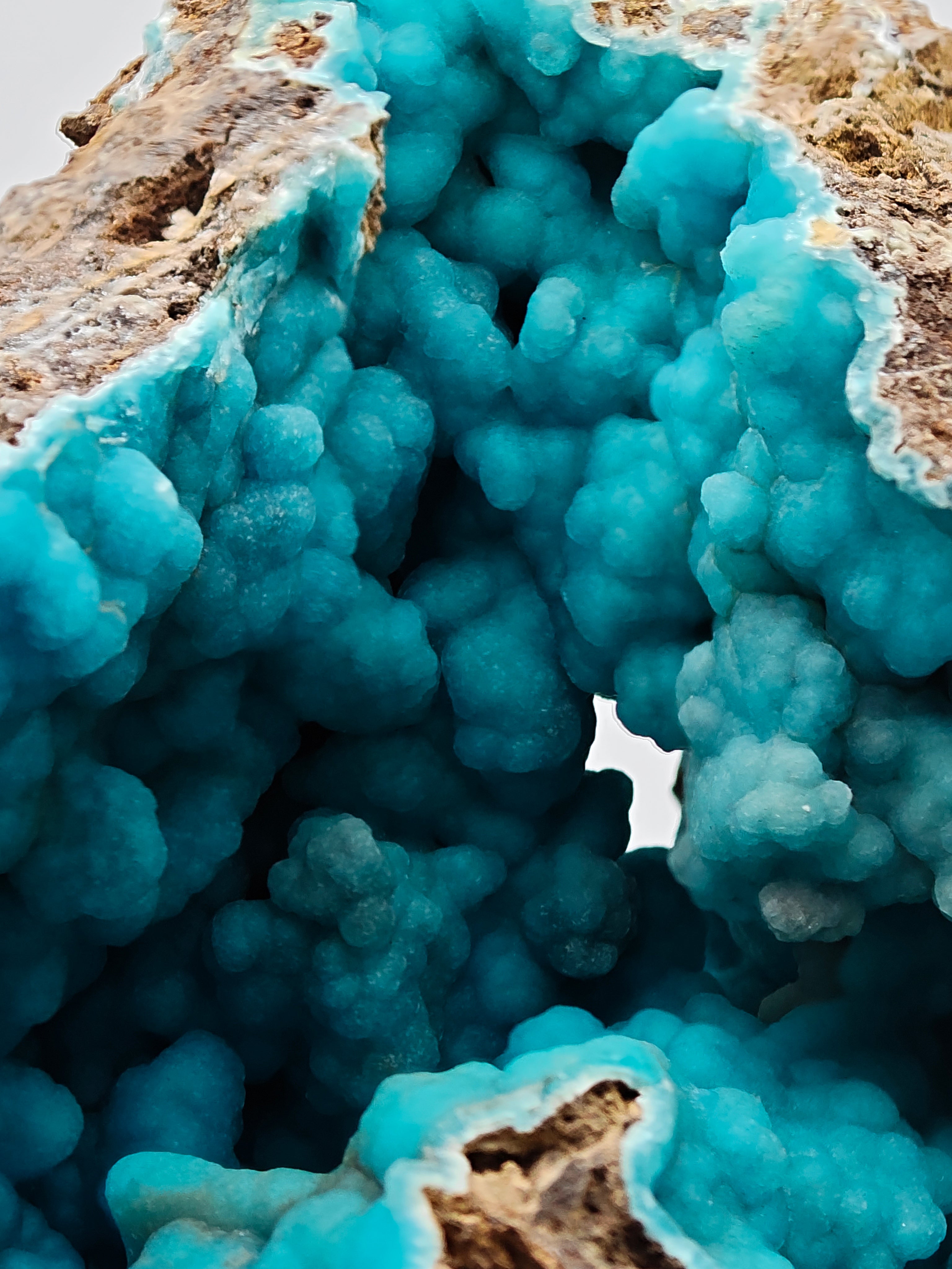 HEMIMORPHITE – Vivid Blue Crystals, Sa Duchessa Mine, Sardinia, Italy