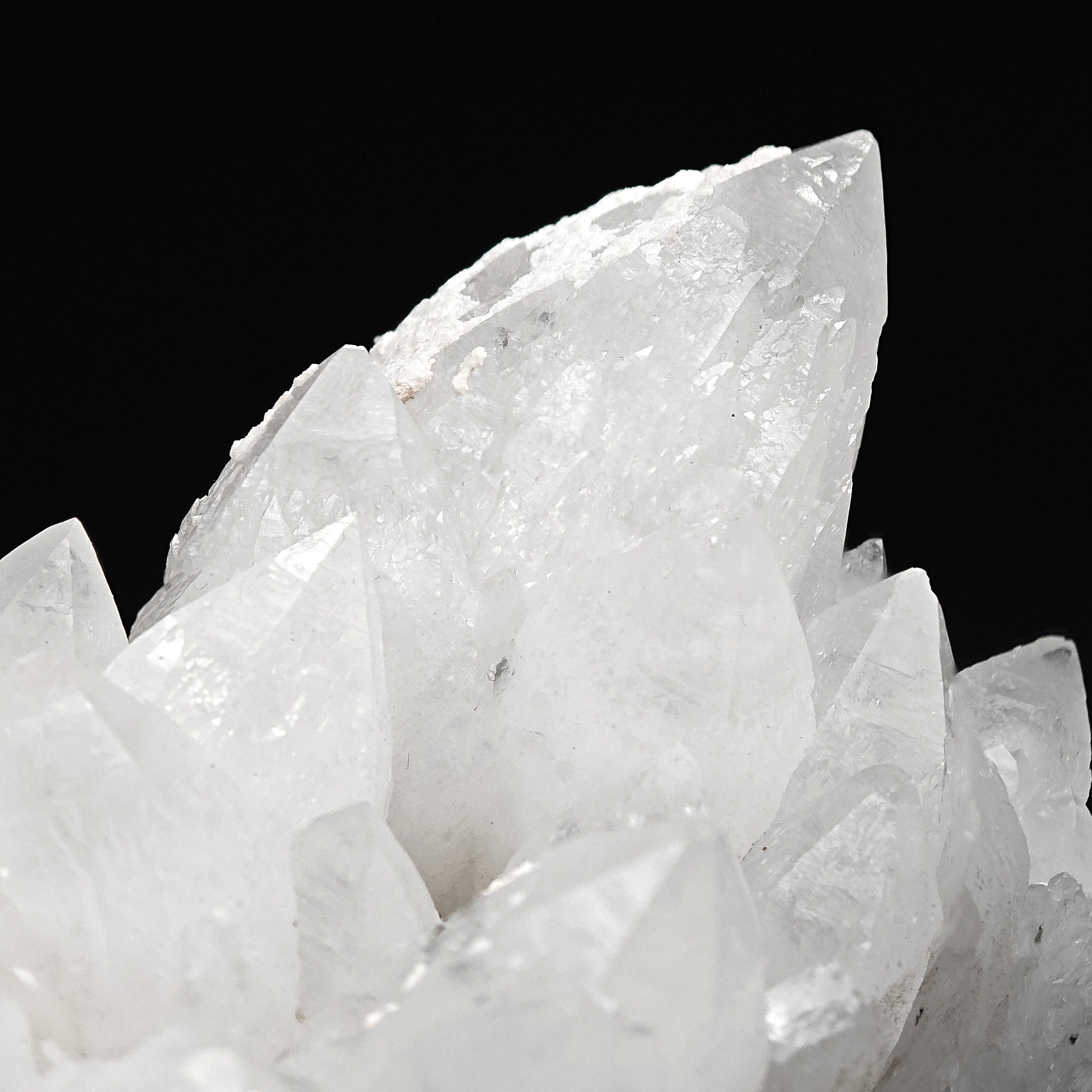 MILKY QUARTZ - Giant 34cm cluster with Pyrite from Romania