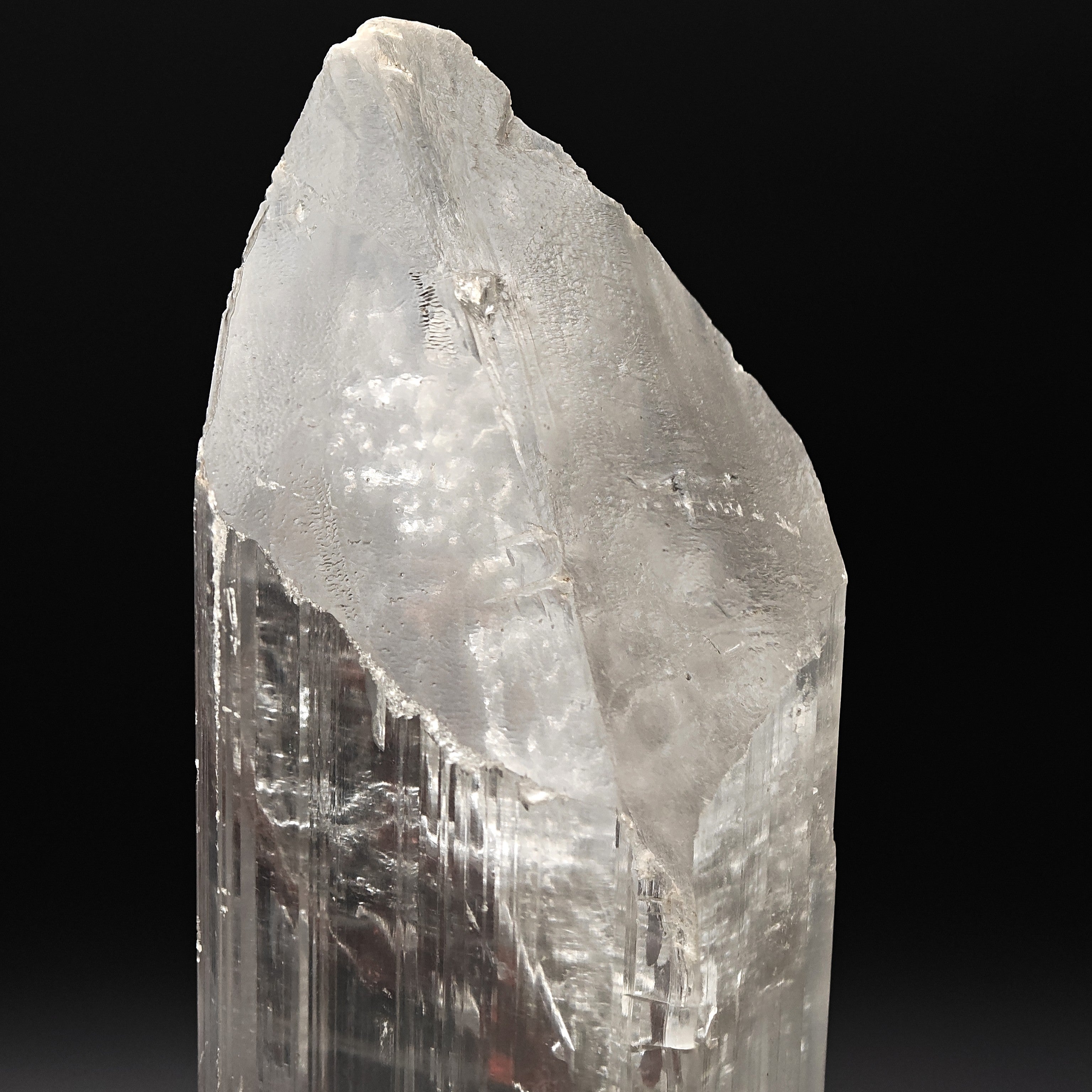GYPSUM – Massive 30cm Transparent Crystal, Qinglong Mine, Guizhou, China