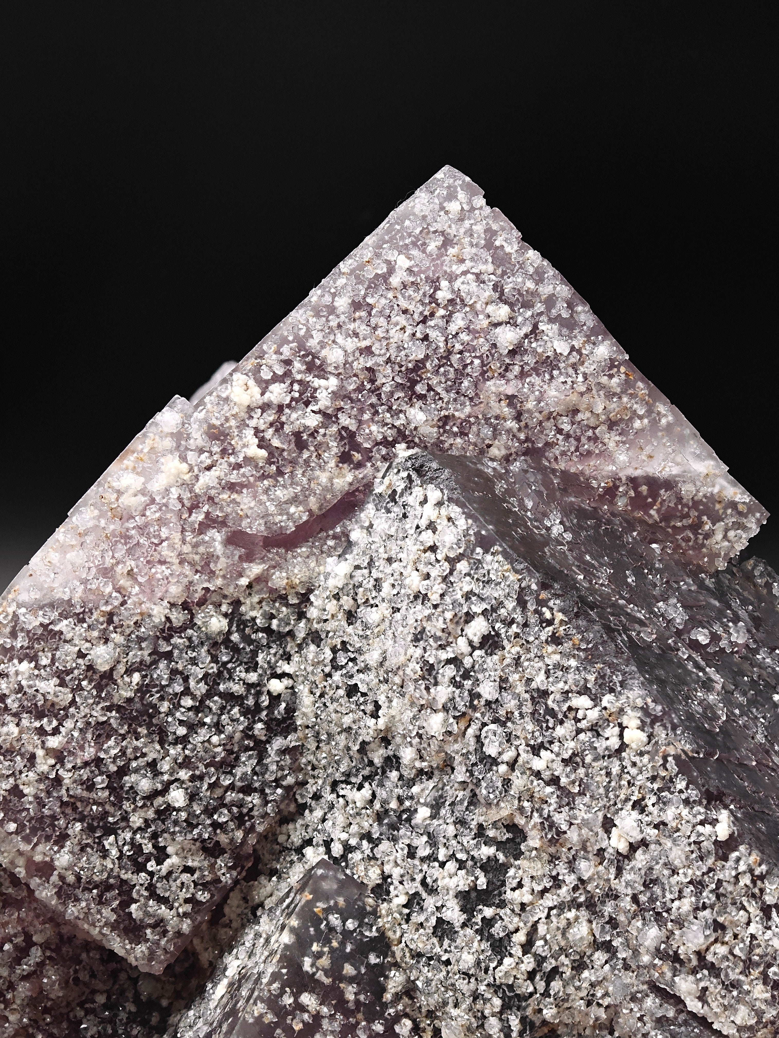 FLUORITE – 30cm Museum Size, Huge Crossed Crystals Studded with Quartz, Morocco