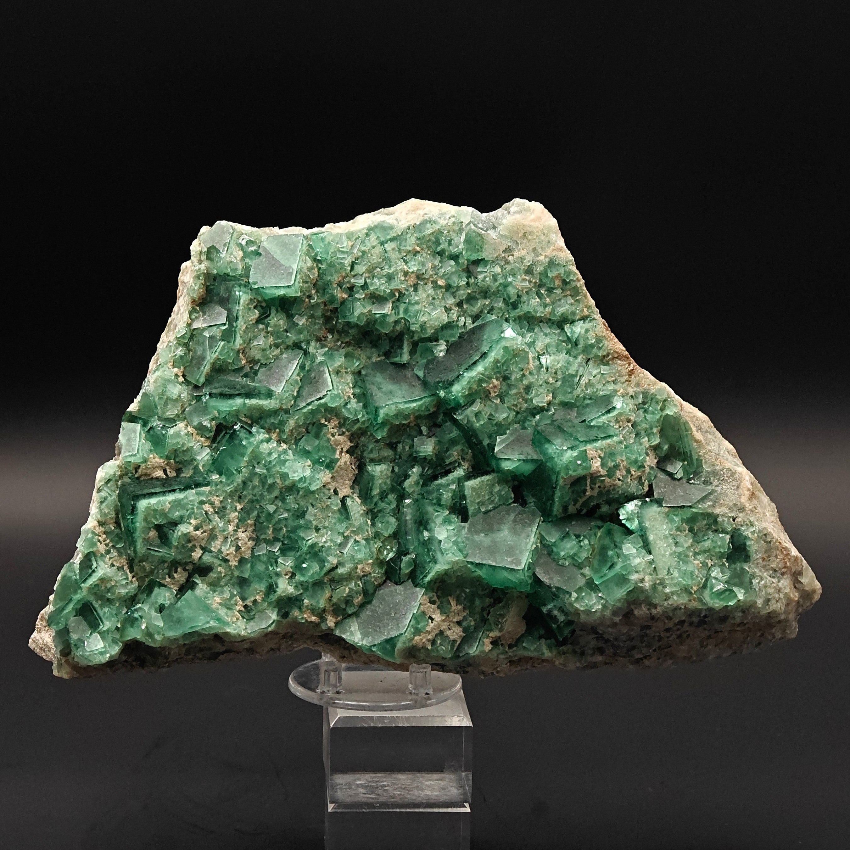 FLUORITE – Vivid Green Cubic Crystals, Mandrosonoro, Madagascar