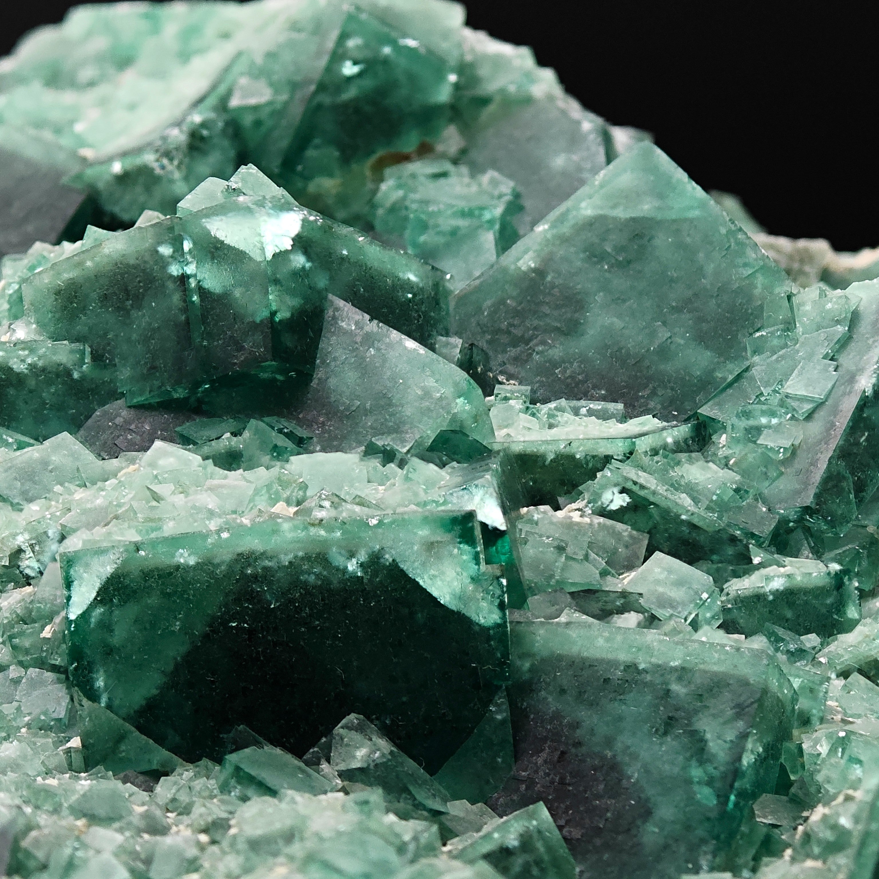 FLUORITE – Vivid Green Cubic Crystals, Mandrosonoro, Madagascar