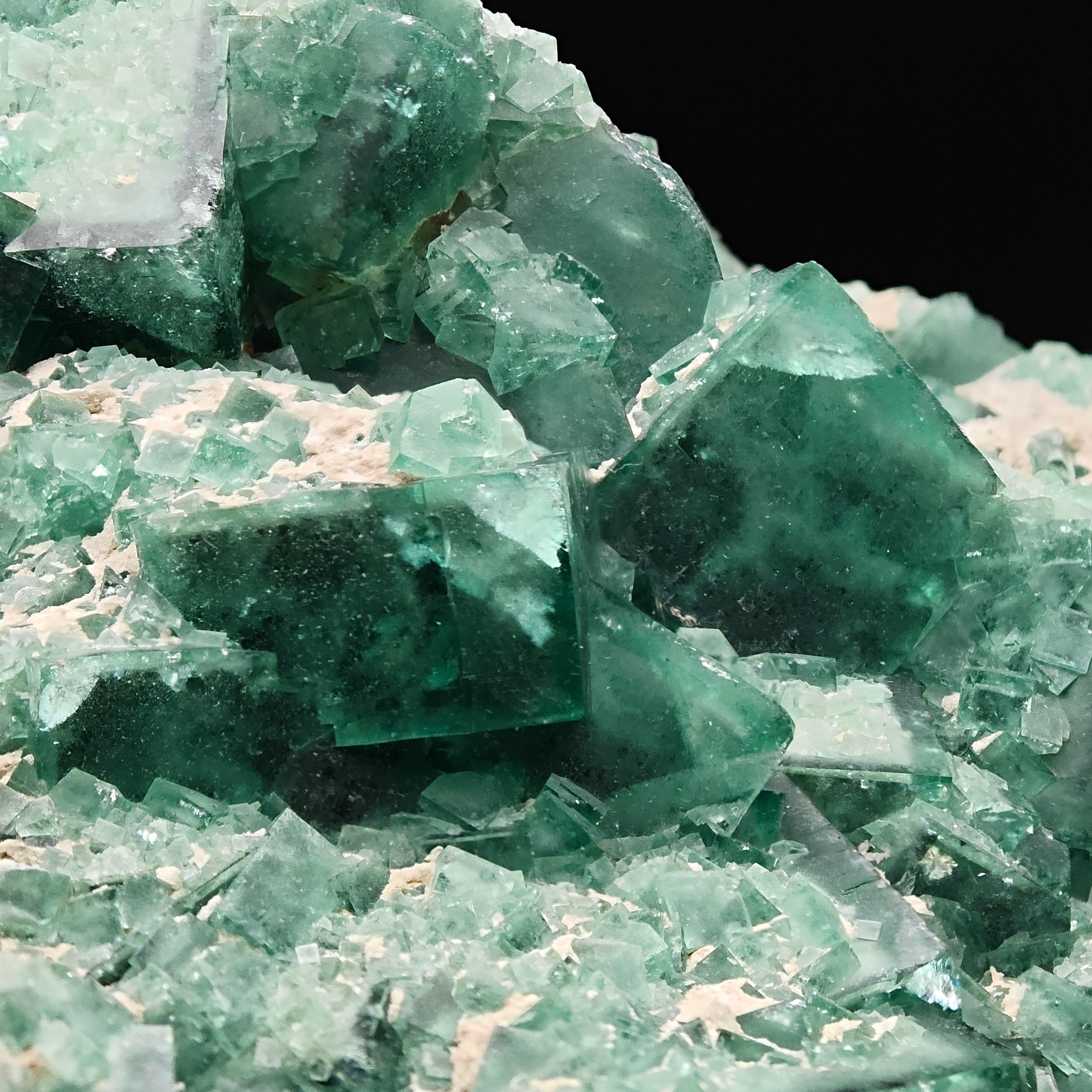 FLUORITE – Vivid Green Cubic Crystals, Mandrosonoro, Madagascar