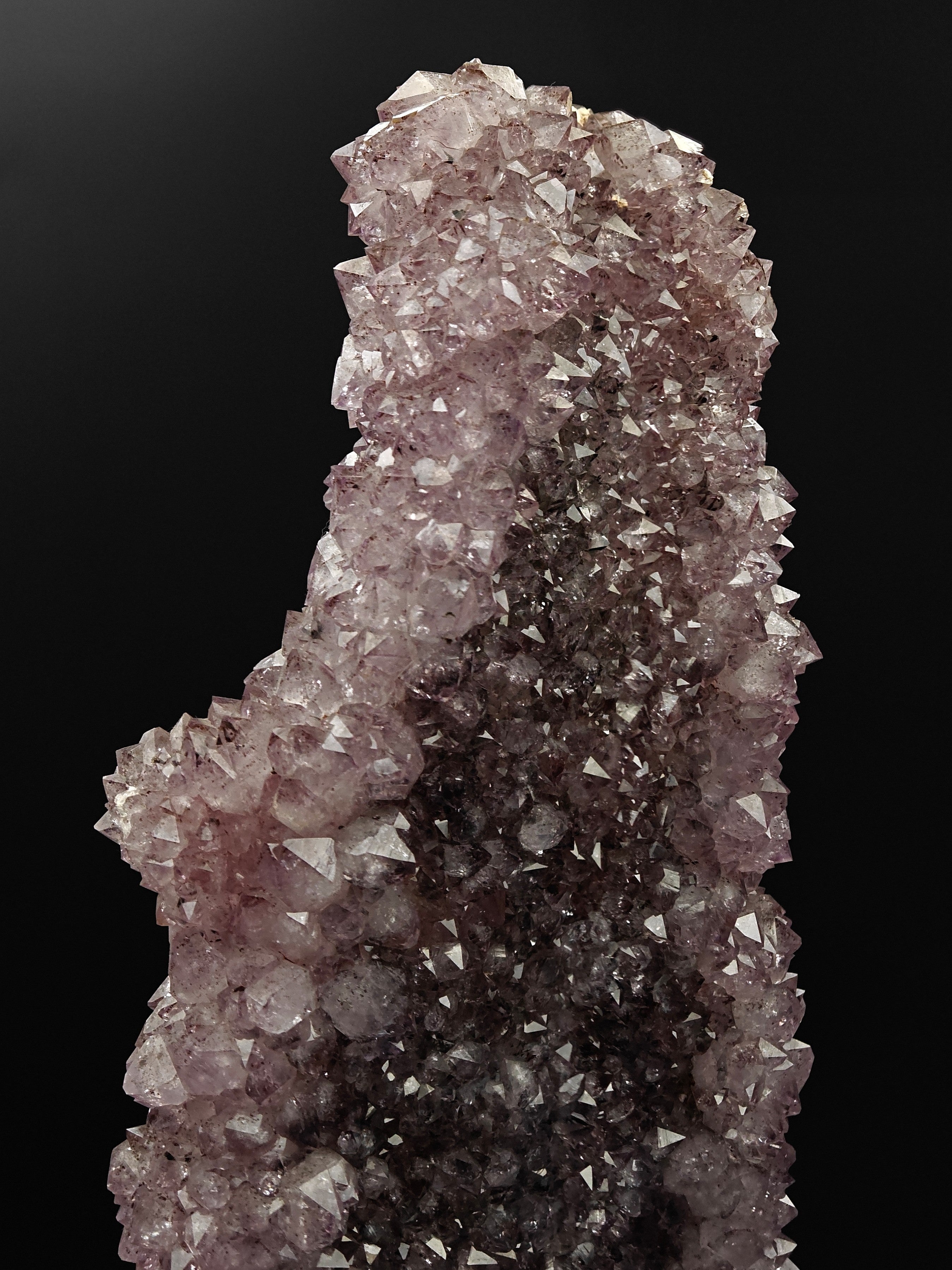 AMETHYST – Bifacial 37cm Cluster, Purple Crystals, Minas Gerais, Brazil
