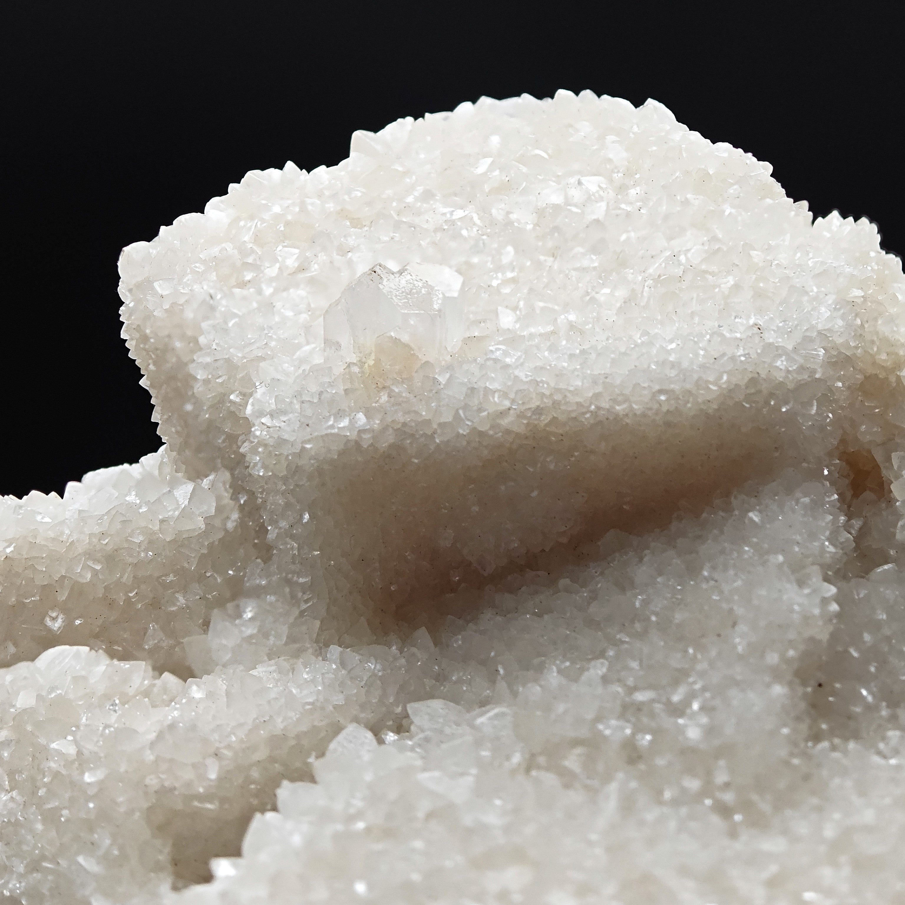 ARAGONITE – Pseudo-Hexagonal Crystals with Sulfur, Cozzo Disi, Sicily, Italy