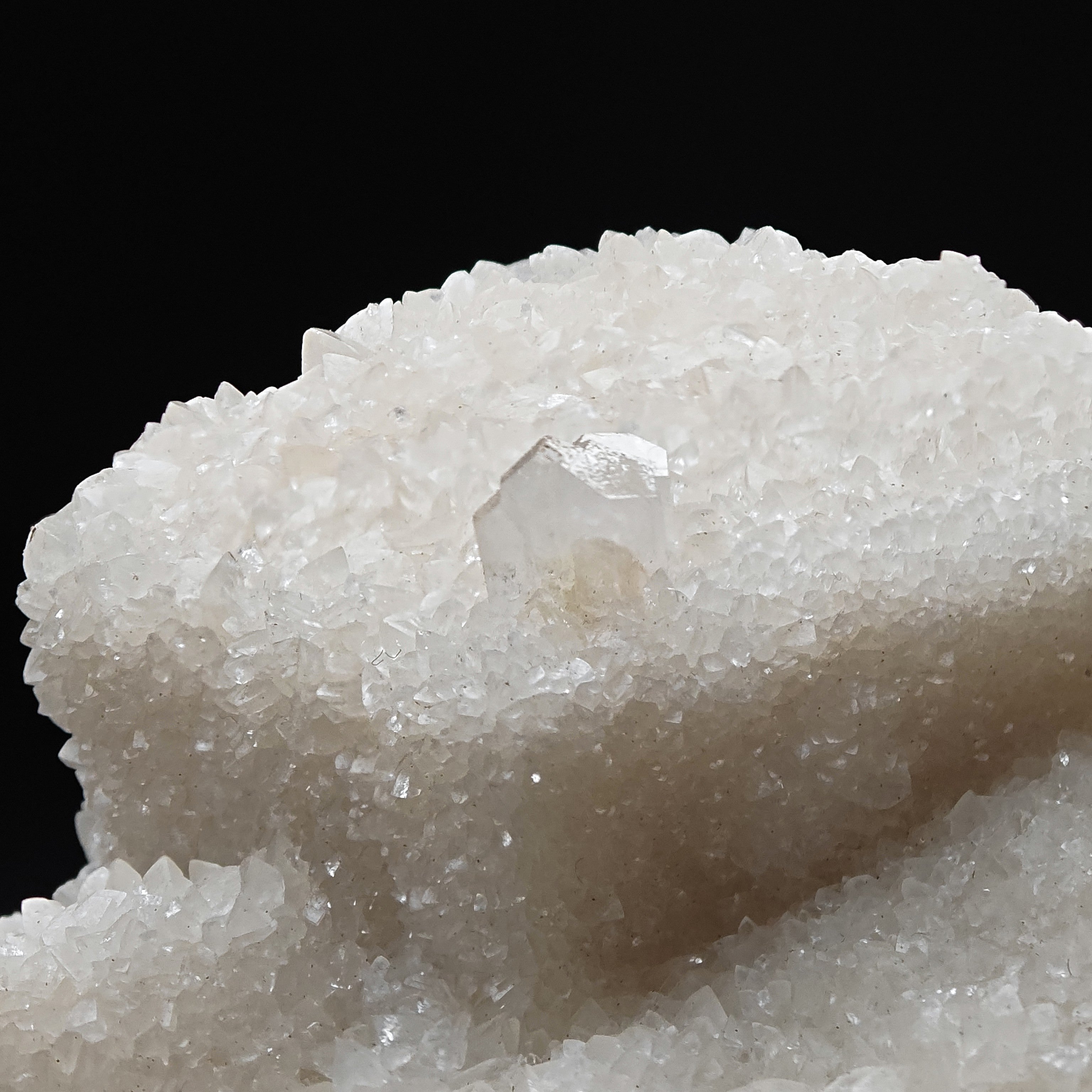 ARAGONITE – Pseudo-Hexagonal Crystals with Sulfur, Cozzo Disi, Sicily, Italy