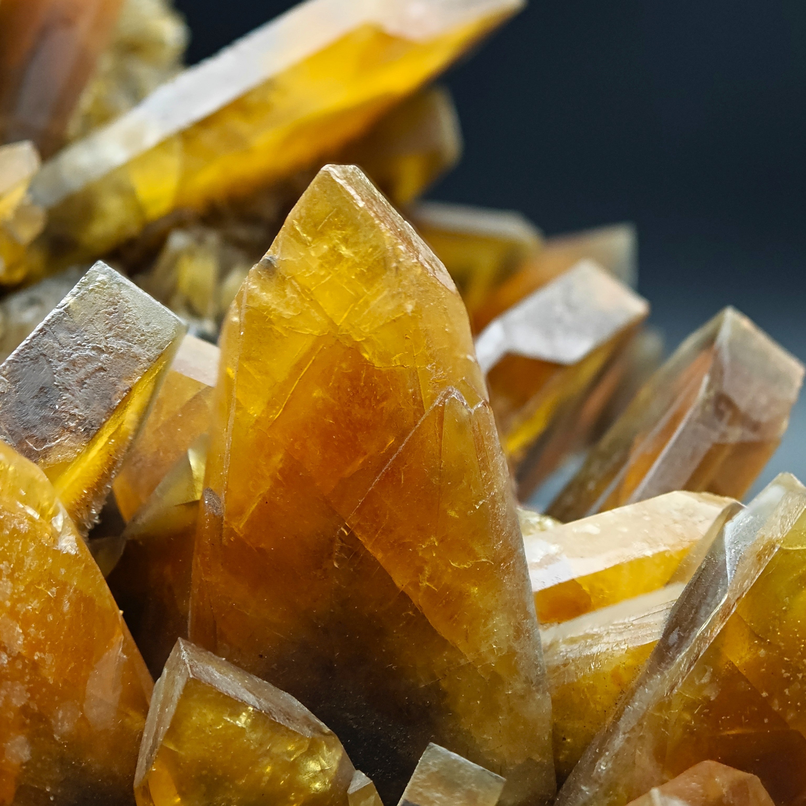 BARYTE – 6.5cm Amber Crystal, Villamassargia, Sardinia, Italy