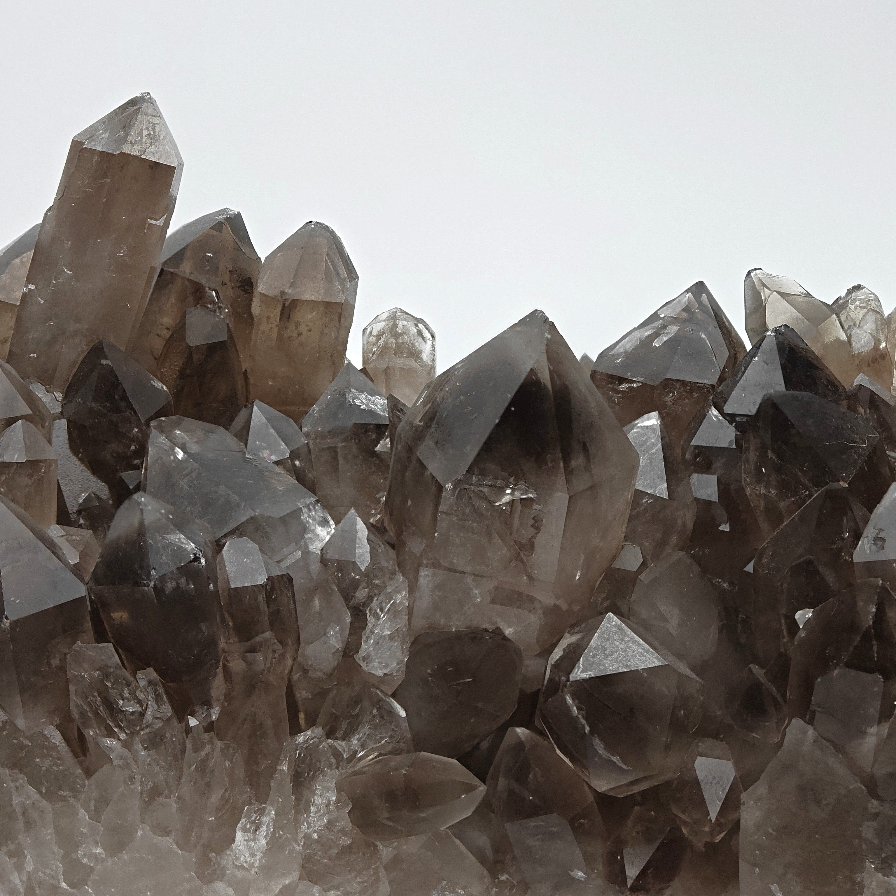 SMOKY QUARTZ - Big crystal cluster from Minas Gerais, Brazil