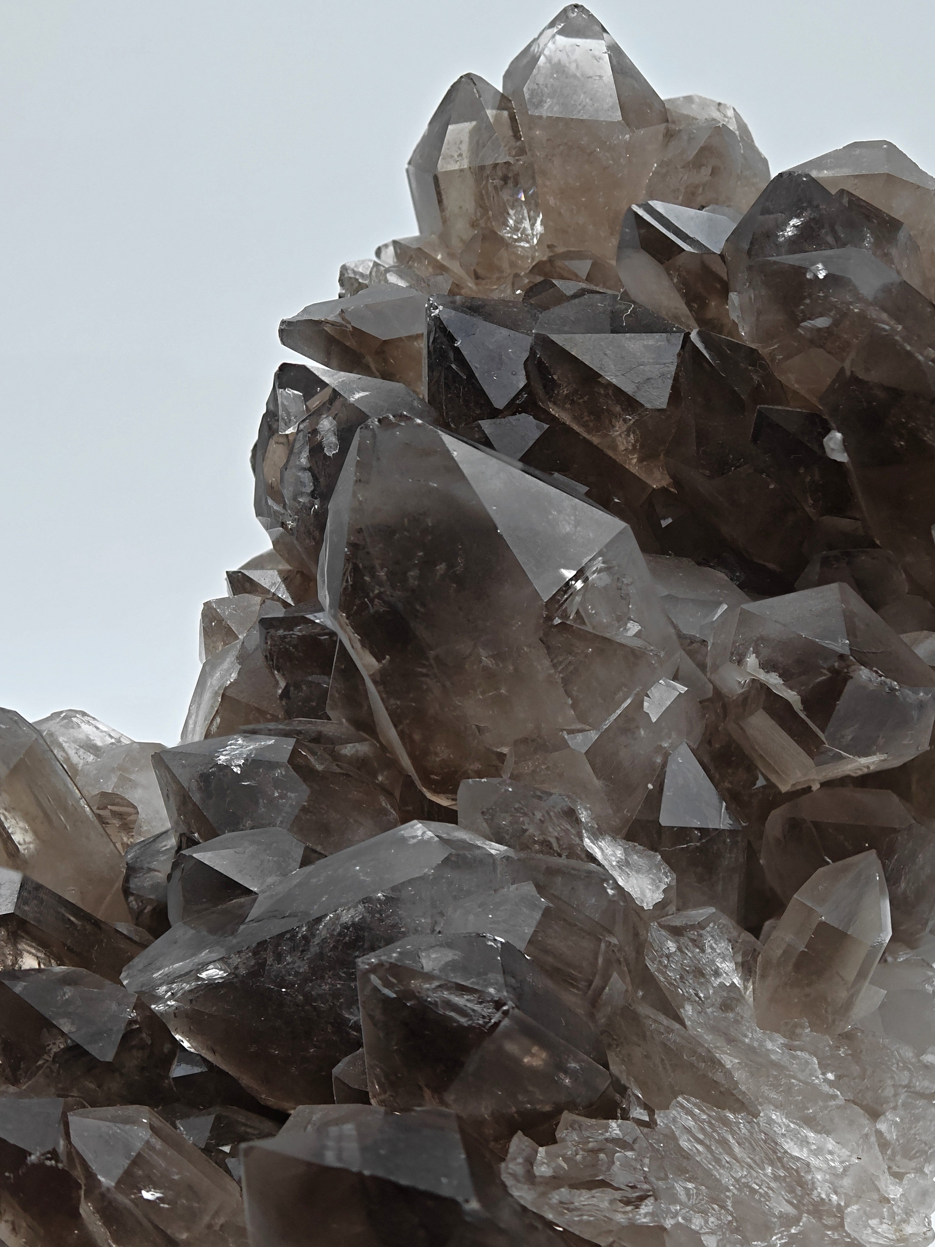 SMOKY QUARTZ - Big crystal cluster from Minas Gerais, Brazil
