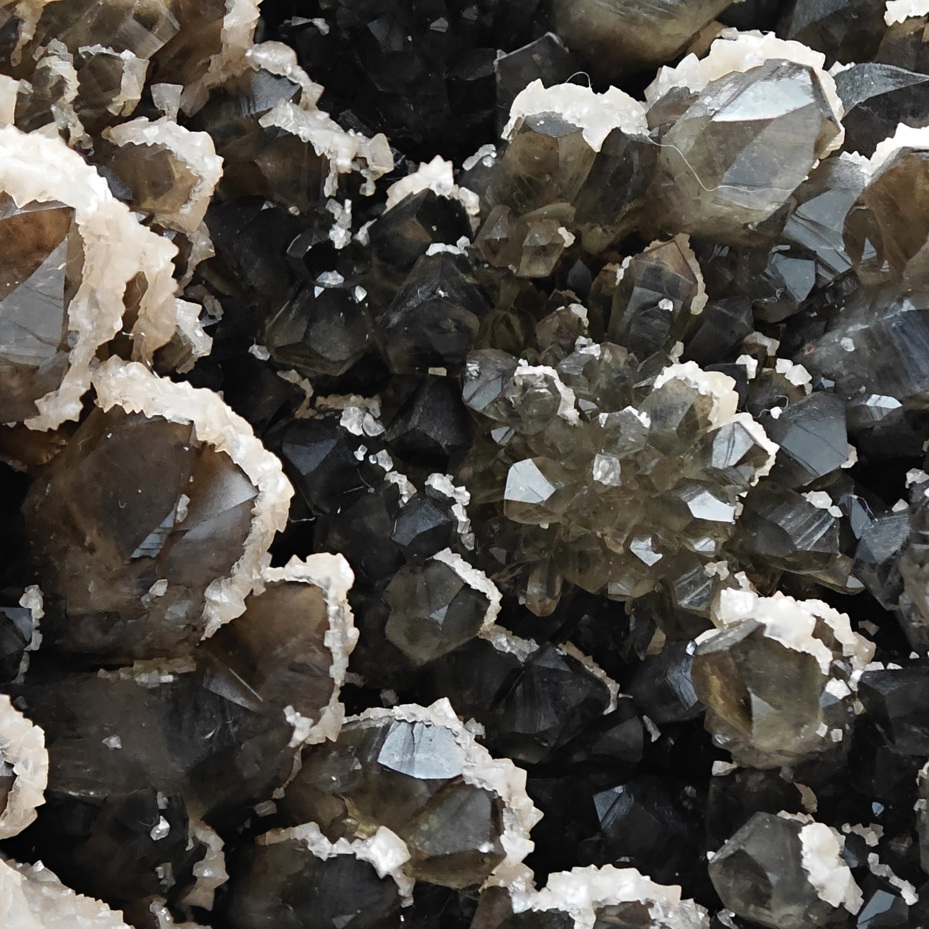 SMOKY QUARTZ & PINK DOLOMITE – Huge Citrine-Toned Cluster, Cavnic, Romania