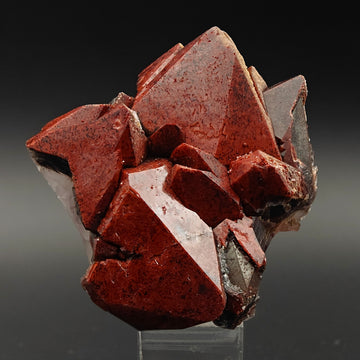 HEMATOID QUARTZ – Intense Blood Red Color with Large Crystals