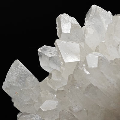 Side view of celestine crystal points from Floristella Mine, Enna, Sicily