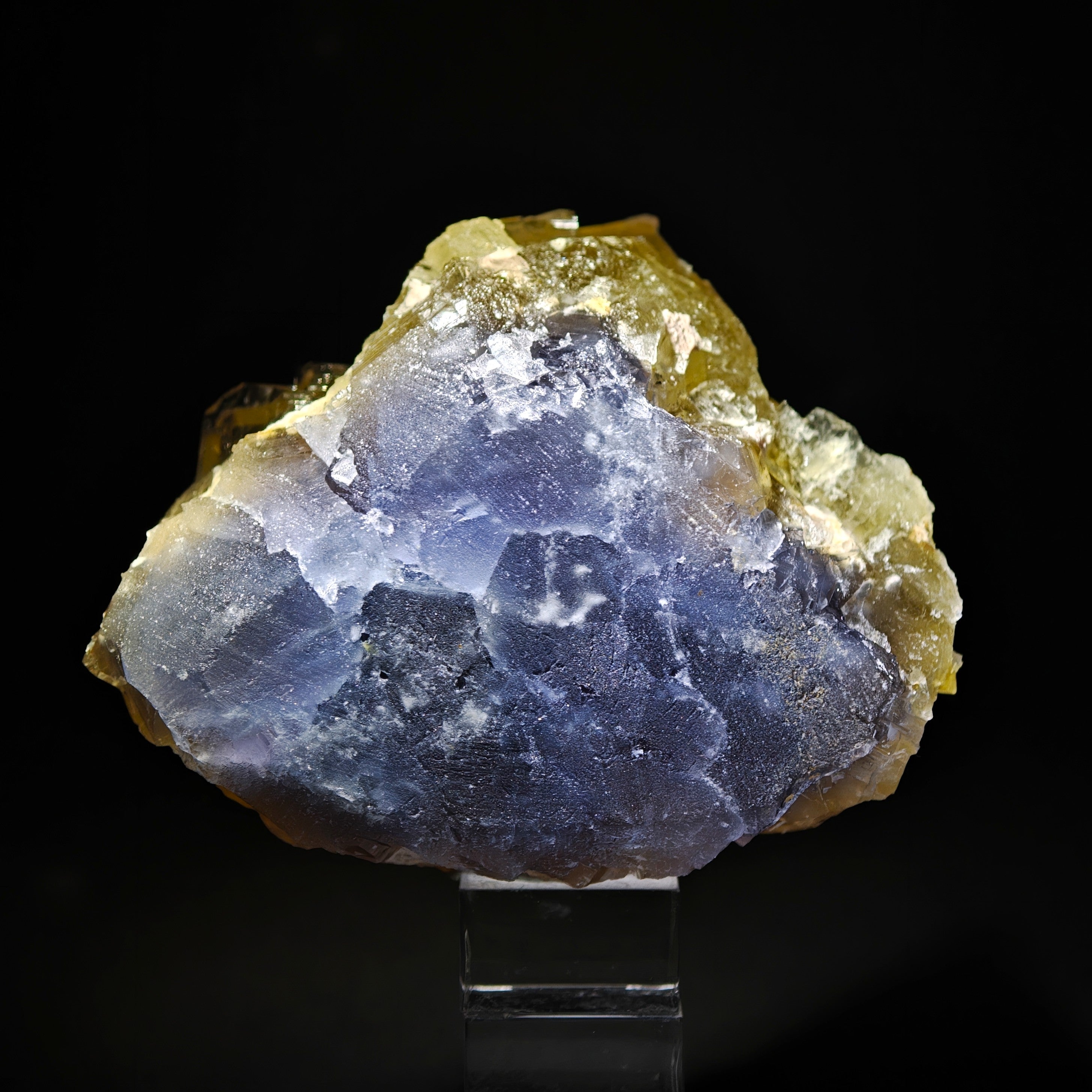 FLUORITE – Golden Yellow Cubic Crystals, Huairou District, Beijing, China