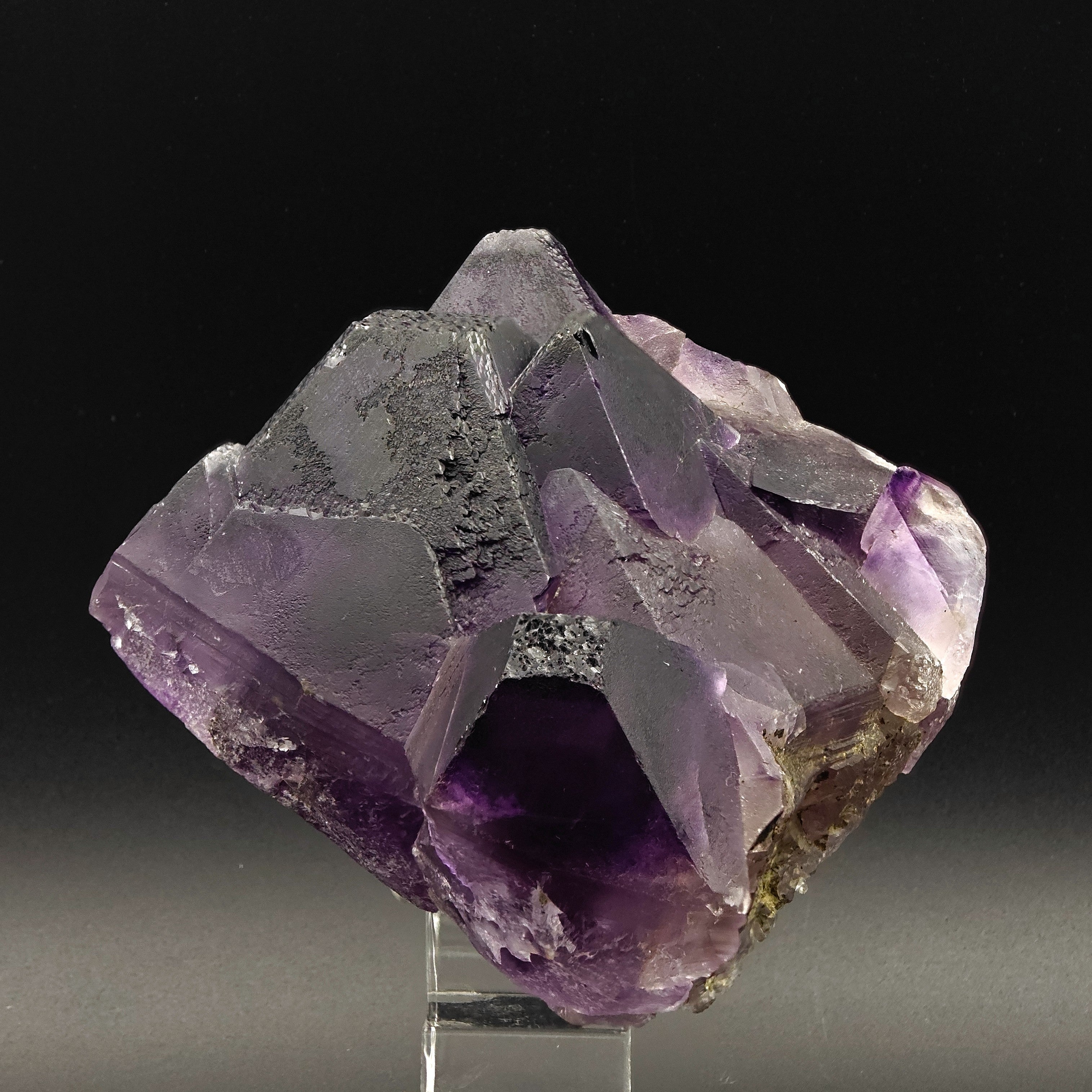 FLUORITE – Huge Purple Octahedral Crystals, Hexigten Banner, China
