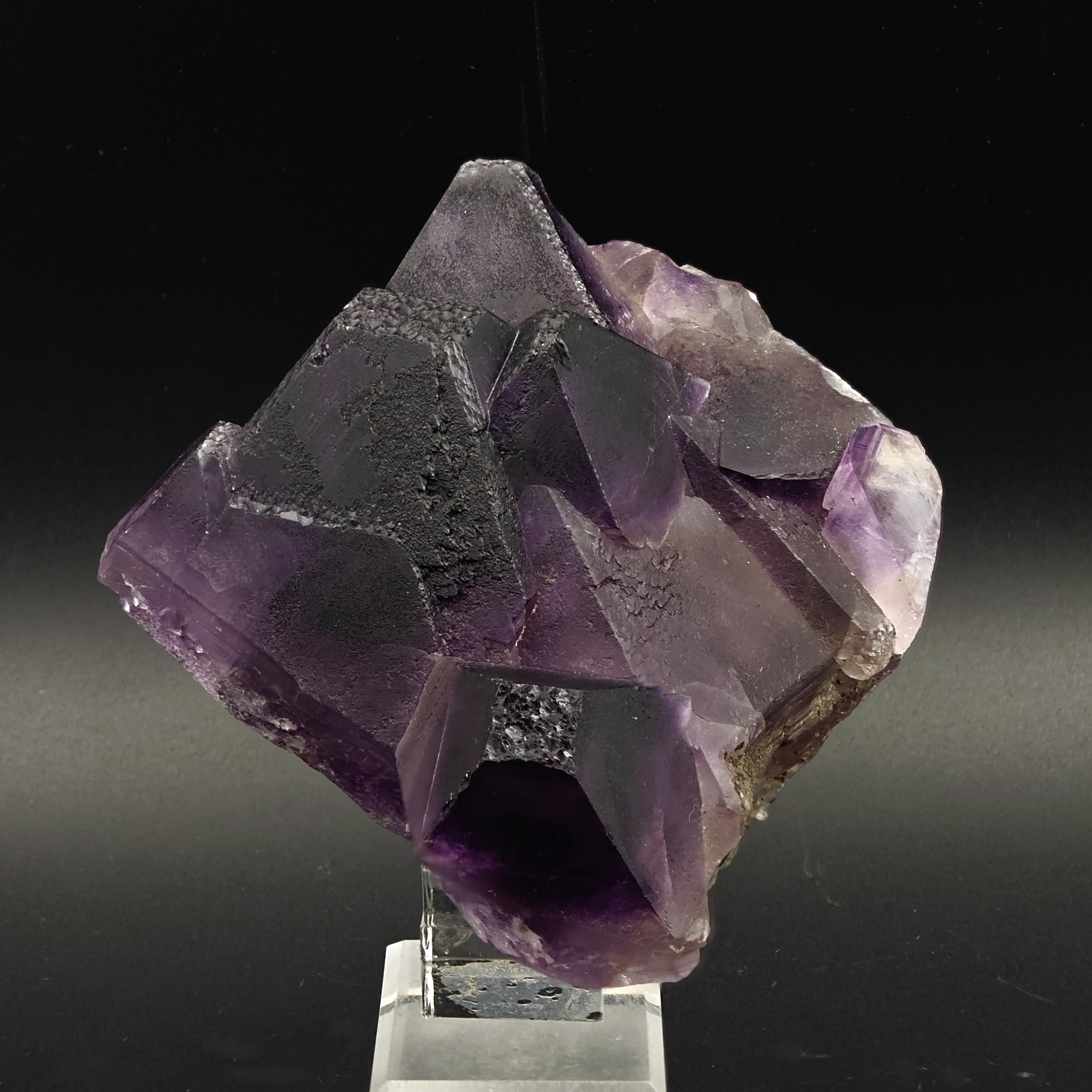 FLUORITE – Huge Purple Octahedral Crystals, Hexigten Banner, China