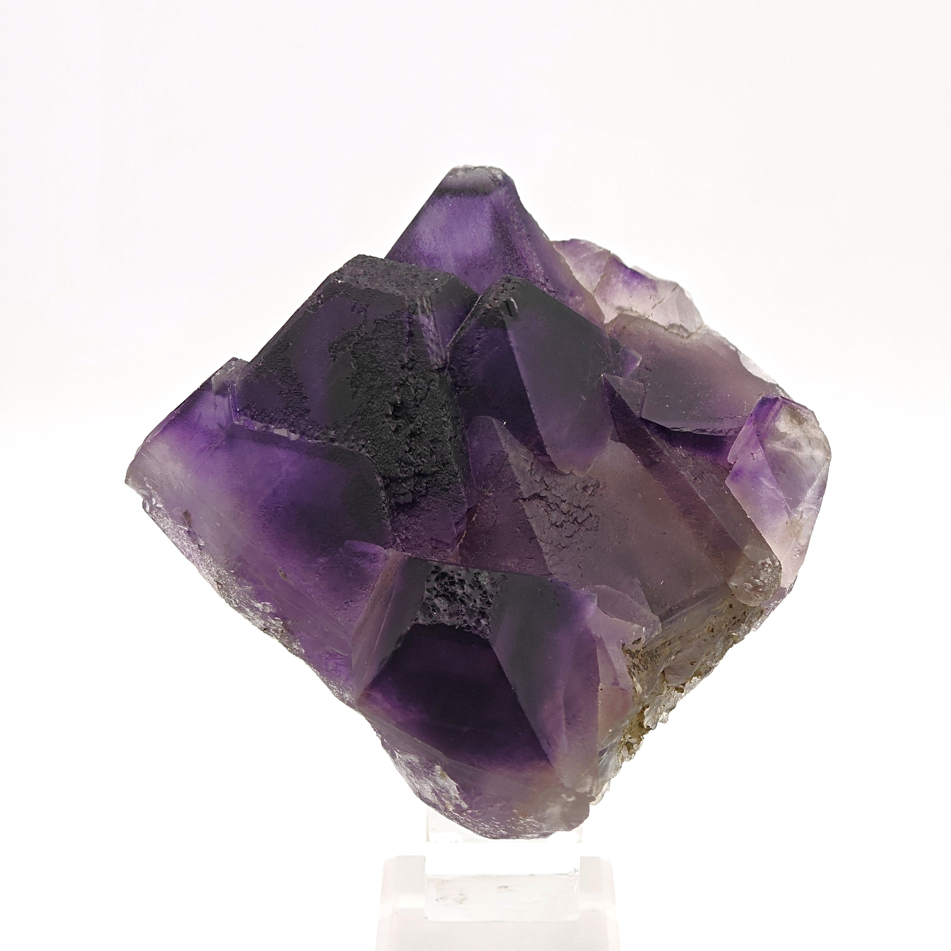 FLUORITE – Huge Purple Octahedral Crystals, Hexigten Banner, China
