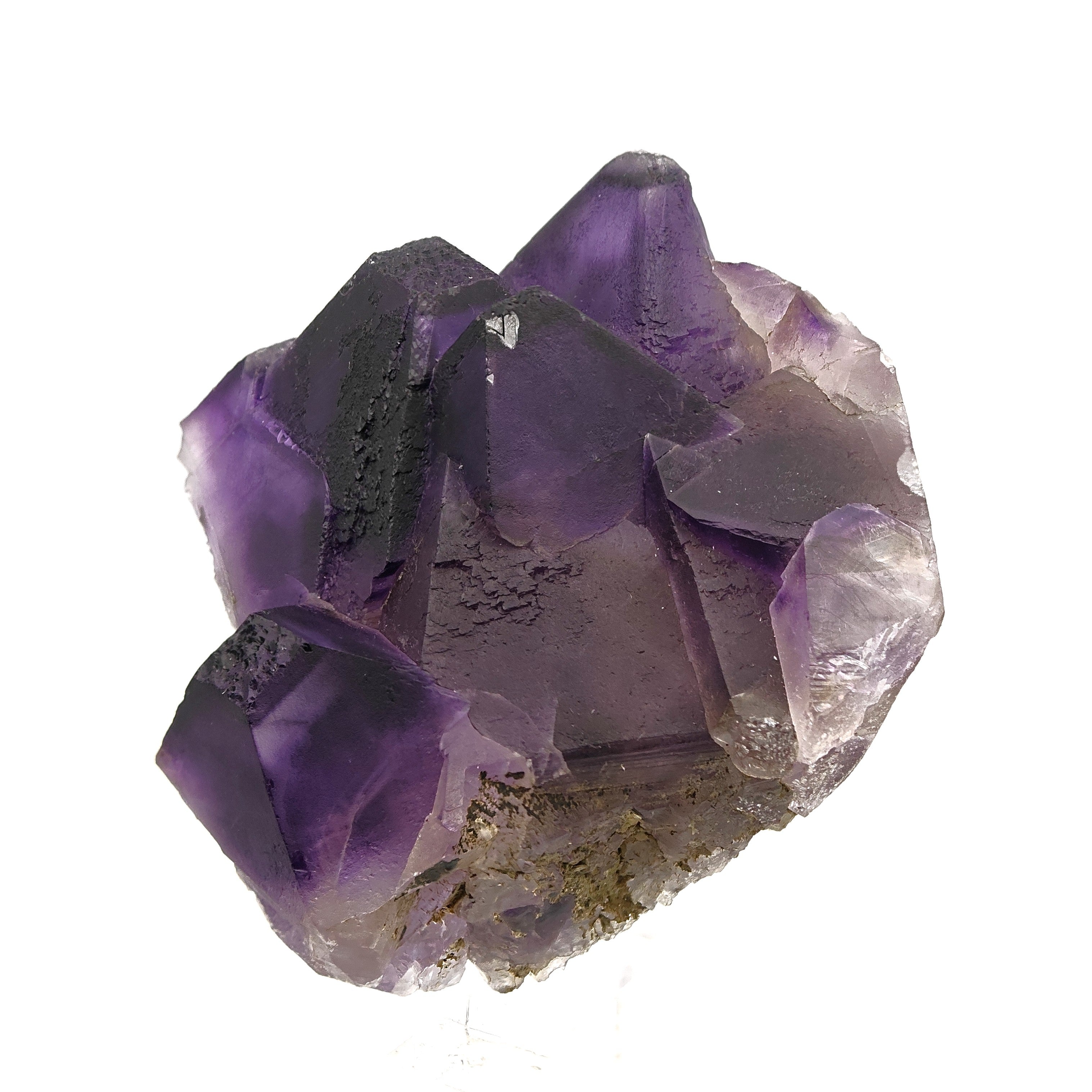 FLUORITE – Huge Purple Octahedral Crystals, Hexigten Banner, China