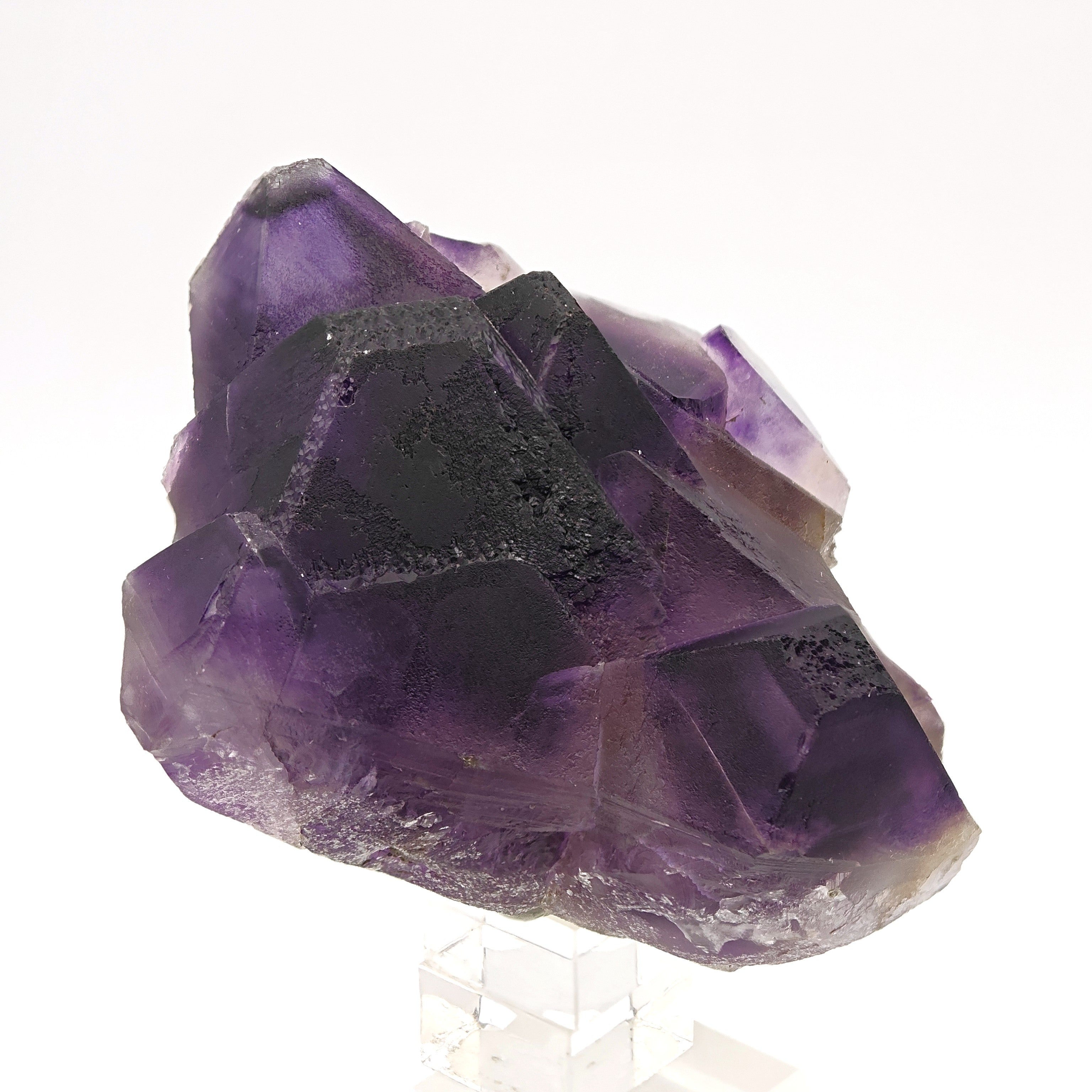 FLUORITE – Huge Purple Octahedral Crystals, Hexigten Banner, China