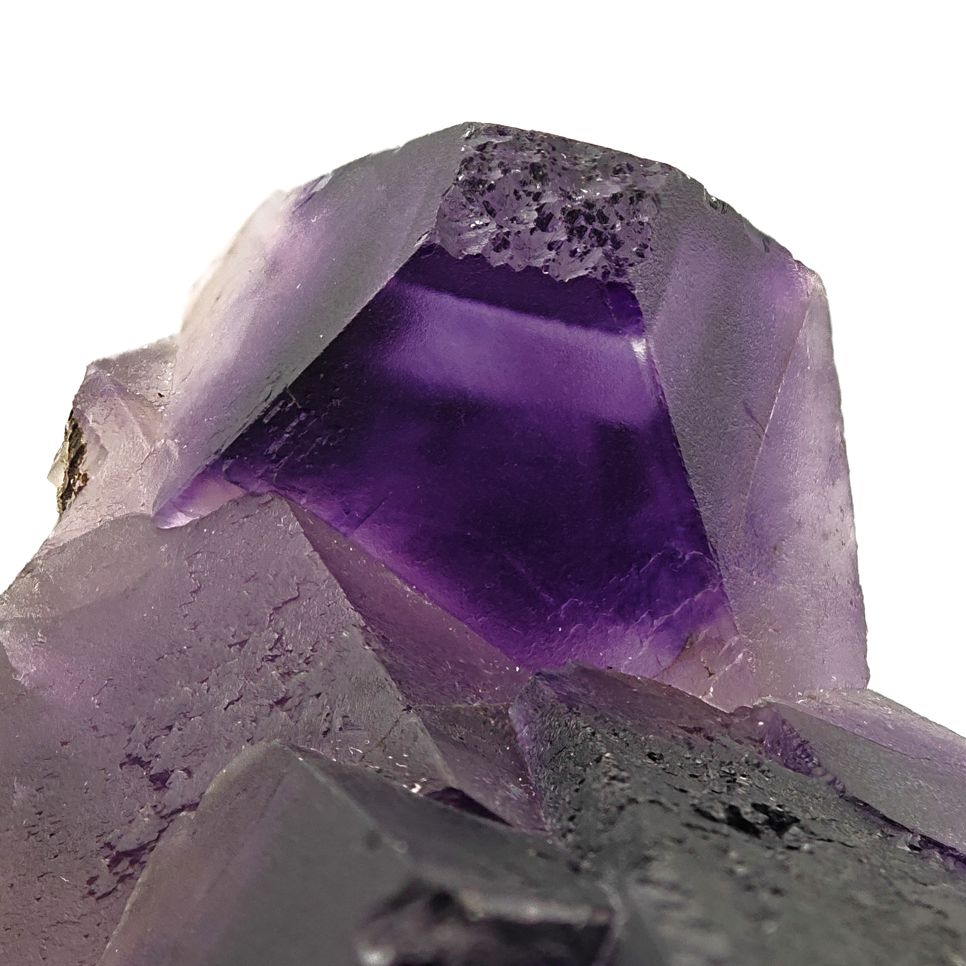 FLUORITE – Huge Purple Octahedral Crystals, Hexigten Banner, China