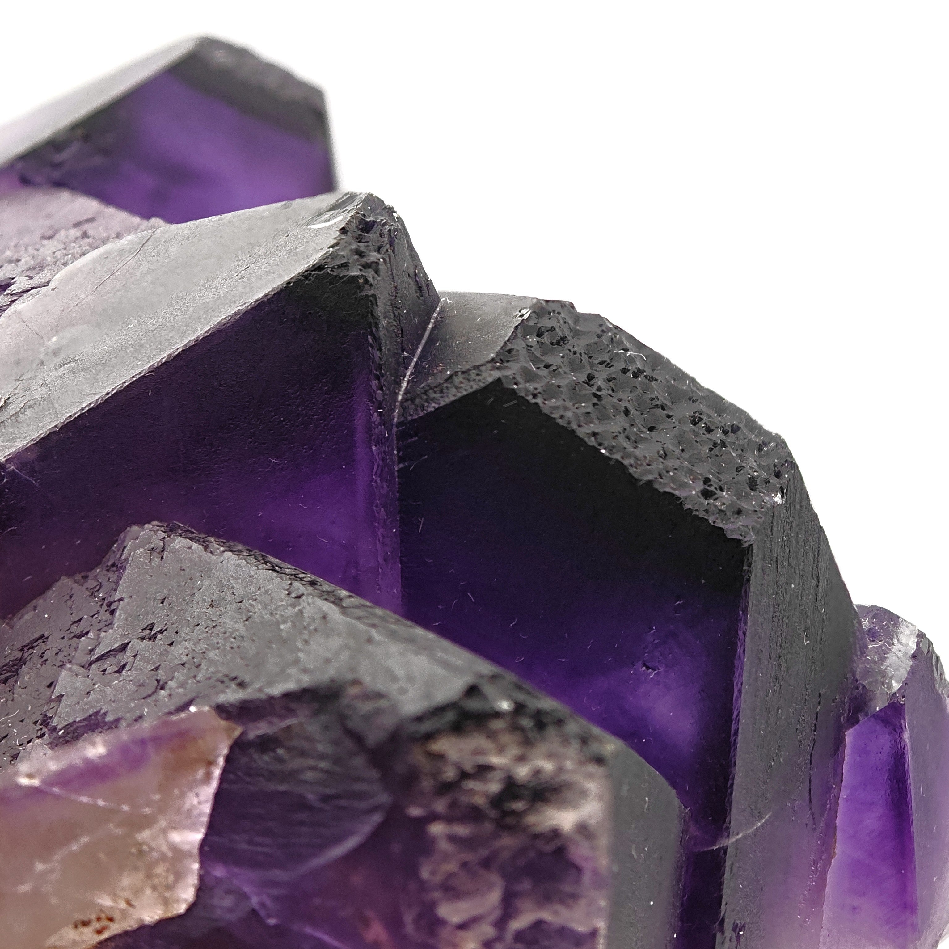 FLUORITE – Huge Purple Octahedral Crystals, Hexigten Banner, China