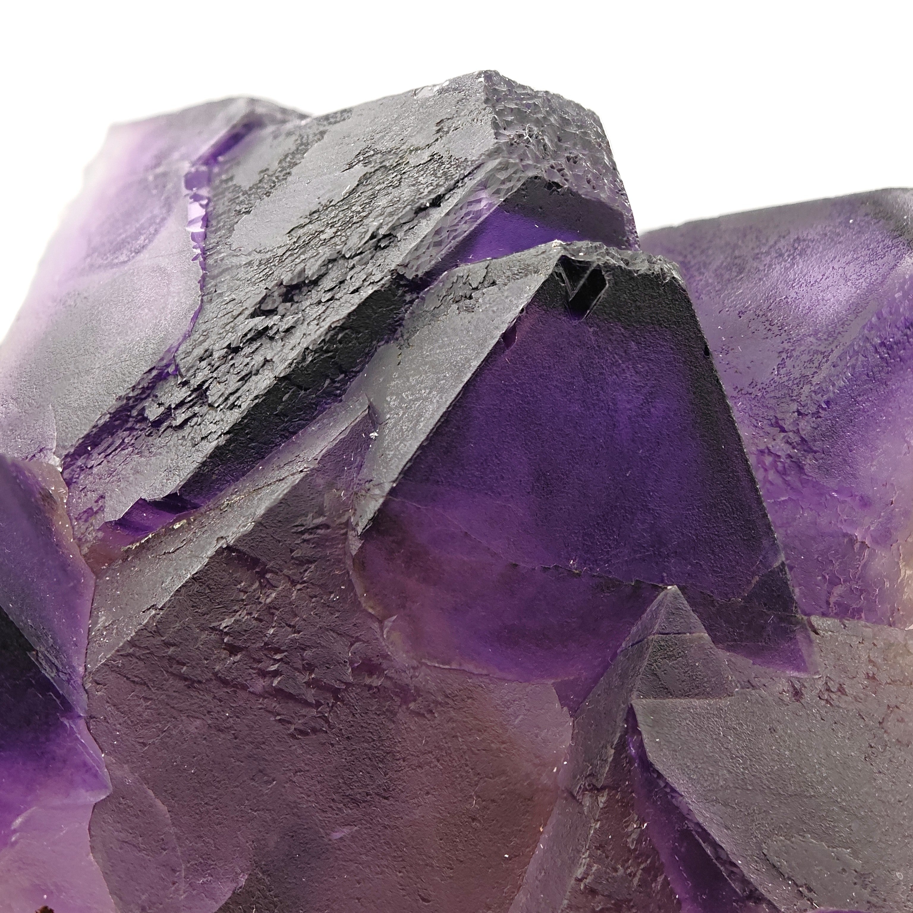 FLUORITE – Huge Purple Octahedral Crystals, Hexigten Banner, China
