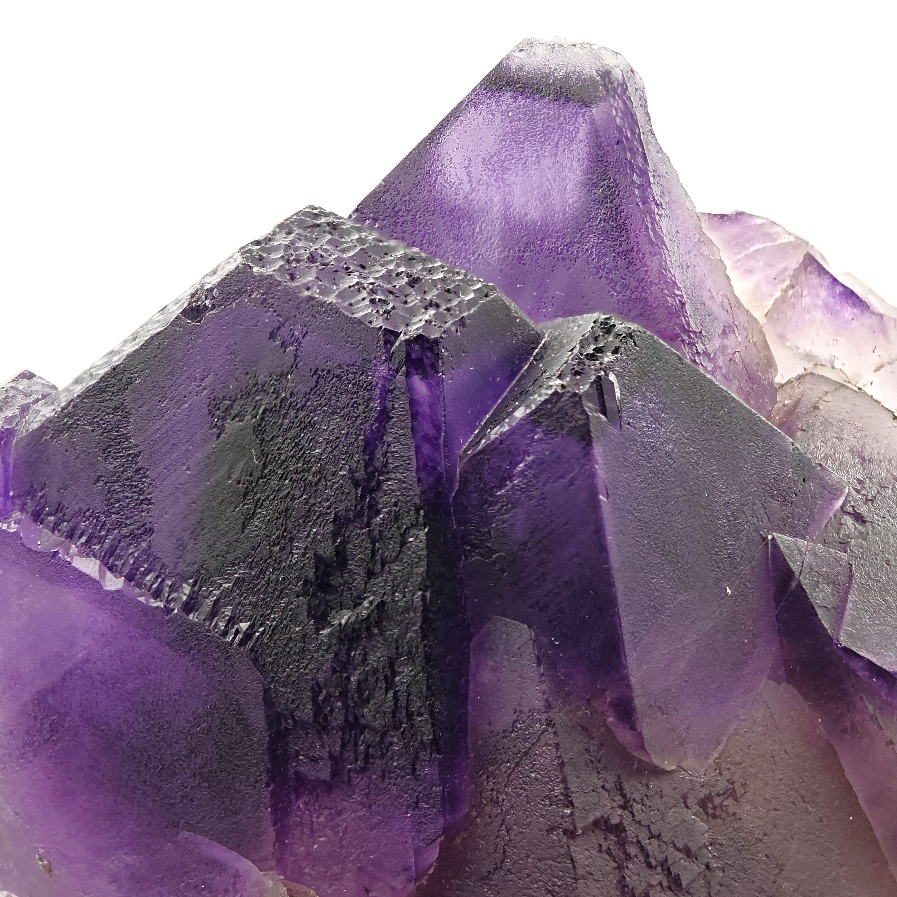 FLUORITE – Huge Purple Octahedral Crystals, Hexigten Banner, China