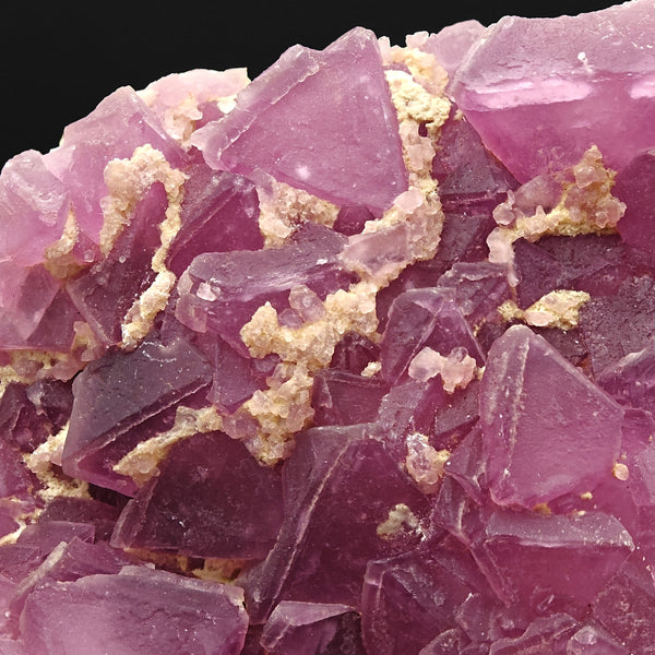 FLUORITE – Intense Purple Octahedral Crystals, Navidad Mine, Durango, Mexico