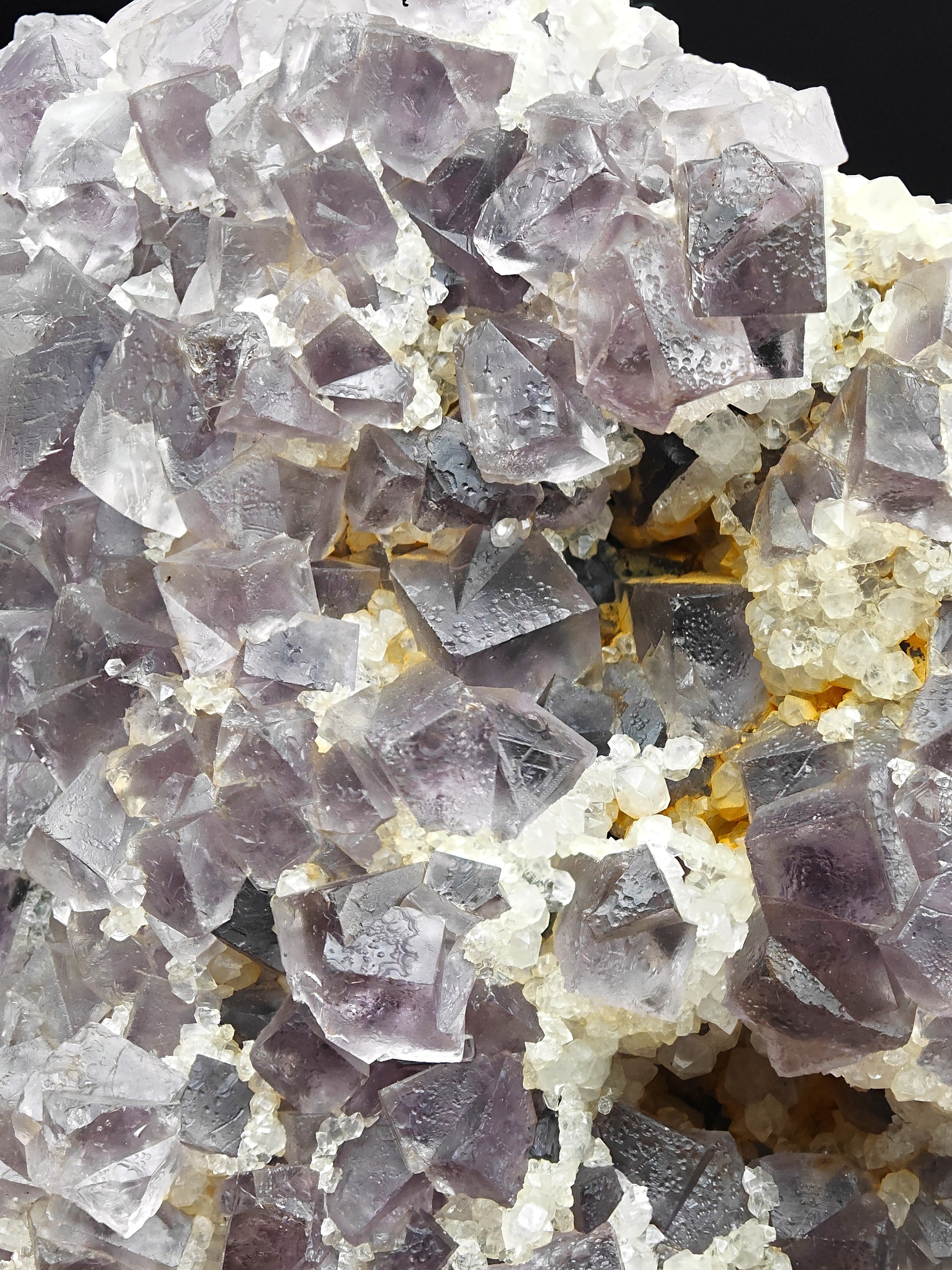 FLUORITE & QUARTZ – Purple Crystals on Matrix, Cambokeels Mine, England, UK