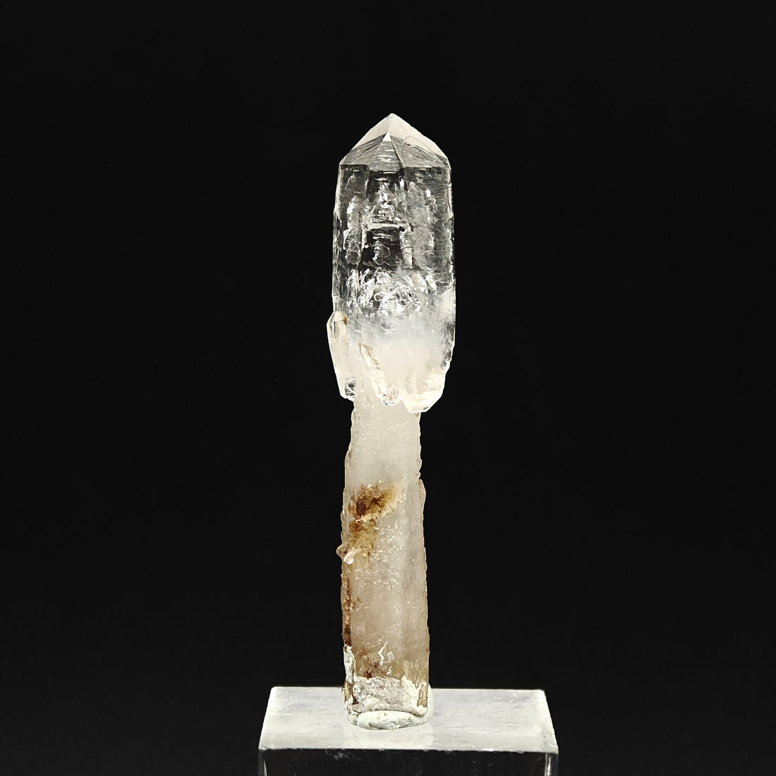 QUARTZ – Transparent Glossy Scepter Crystal from Scaglieri, Elba Island, Italy