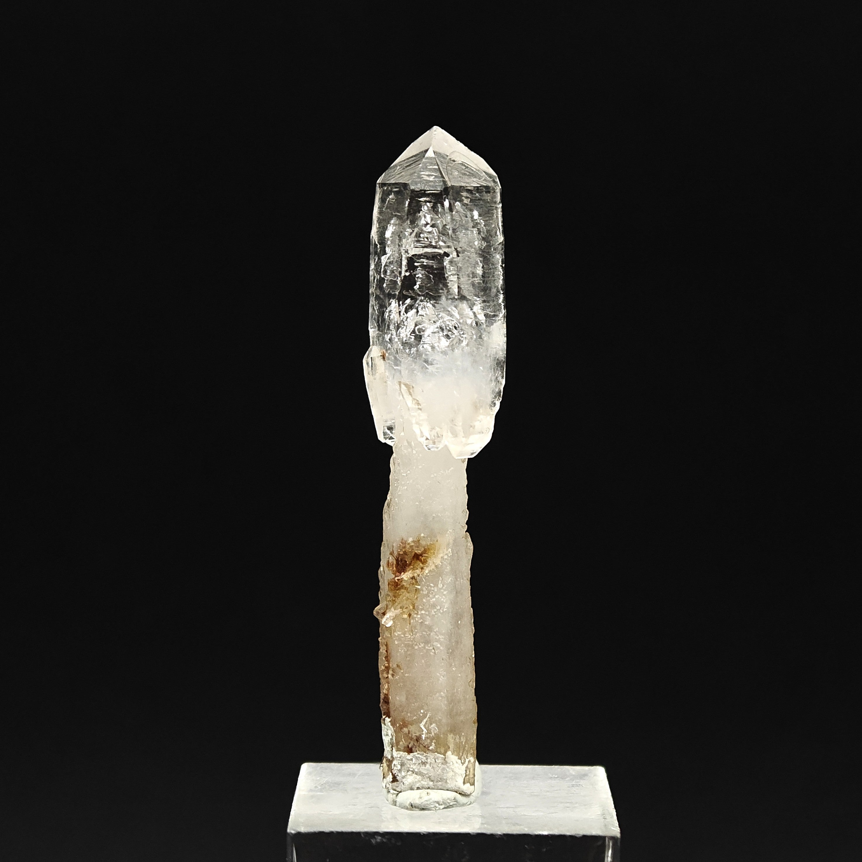 QUARTZ – Transparent Glossy Scepter Crystal from Scaglieri, Elba Island, Italy