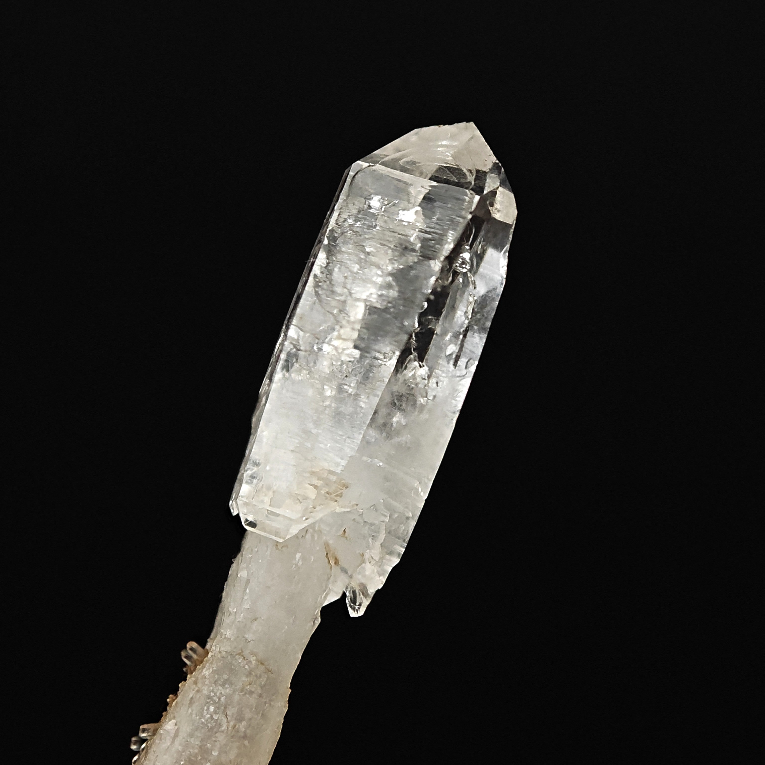 QUARTZ – Transparent Glossy Scepter Crystal from Scaglieri, Elba Island, Italy