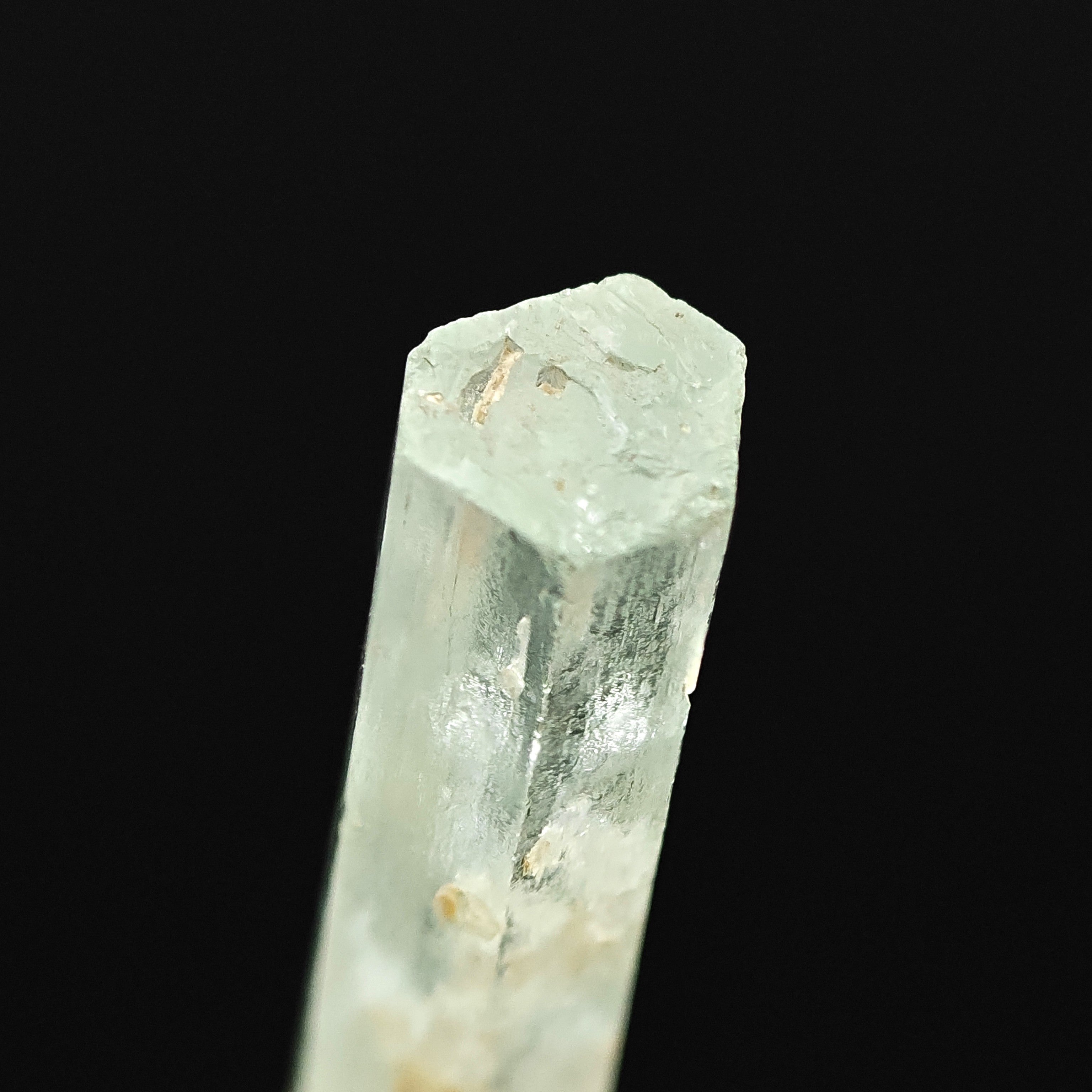 AQUAMARINE – Sky-Blue Gemmy Beryl Crystal, Minas Gerais, Brazil