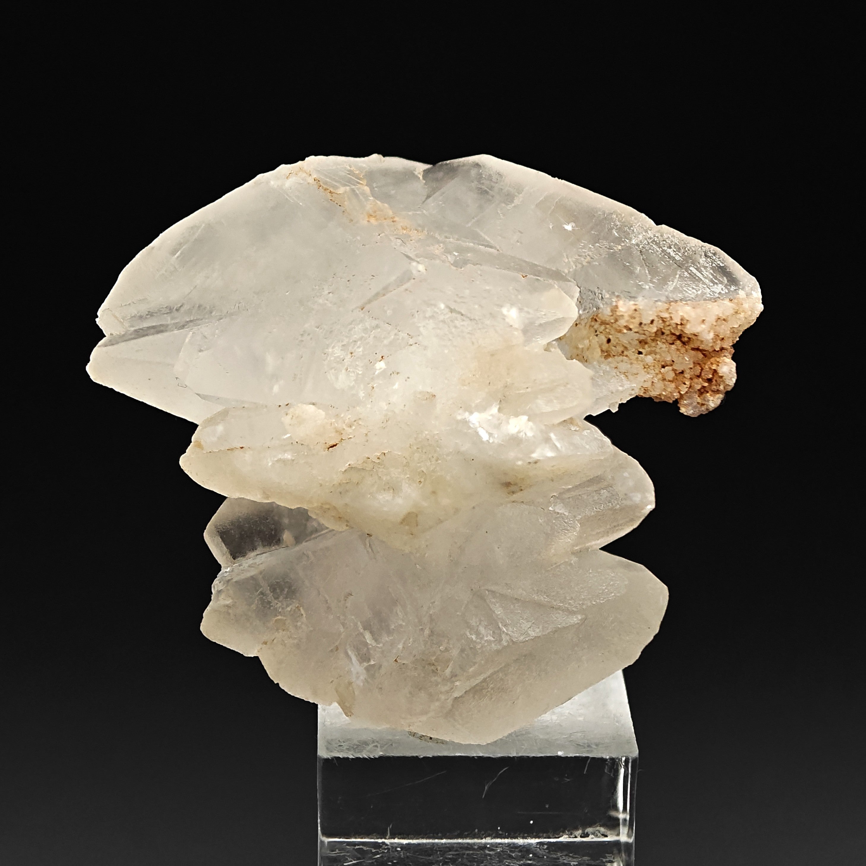 CALCITE – Stacked Doubly-Terminated Twins, New Find, Serrenti, Sardinia, Italy