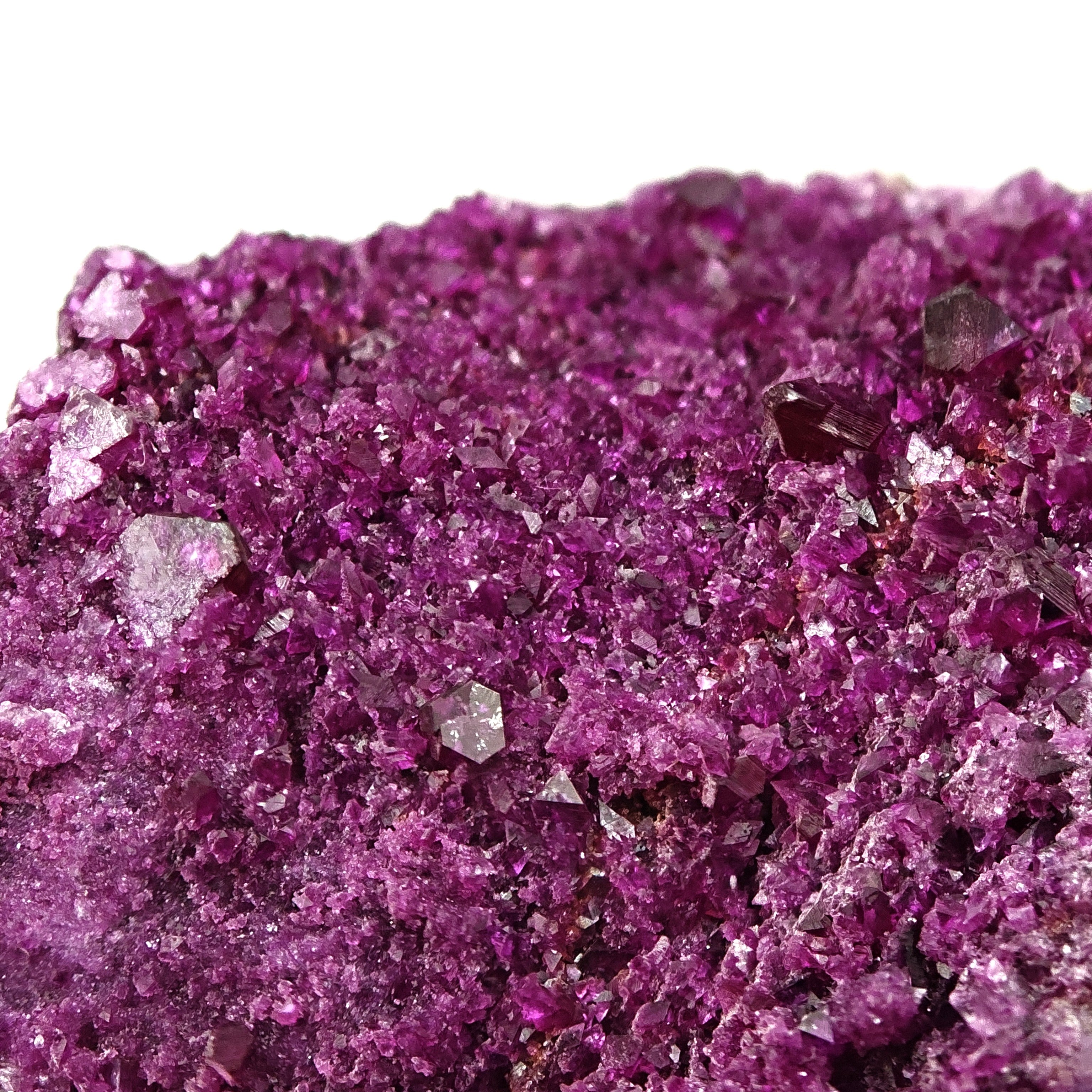 KAMMERERITE – Rare deep Purple Crystal Cluster, Kop Krom Mine, Turkey