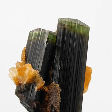 ELBAITE – Perfectly Terminated Green Tourmaline Crystal, Stak Nala, Pakistan