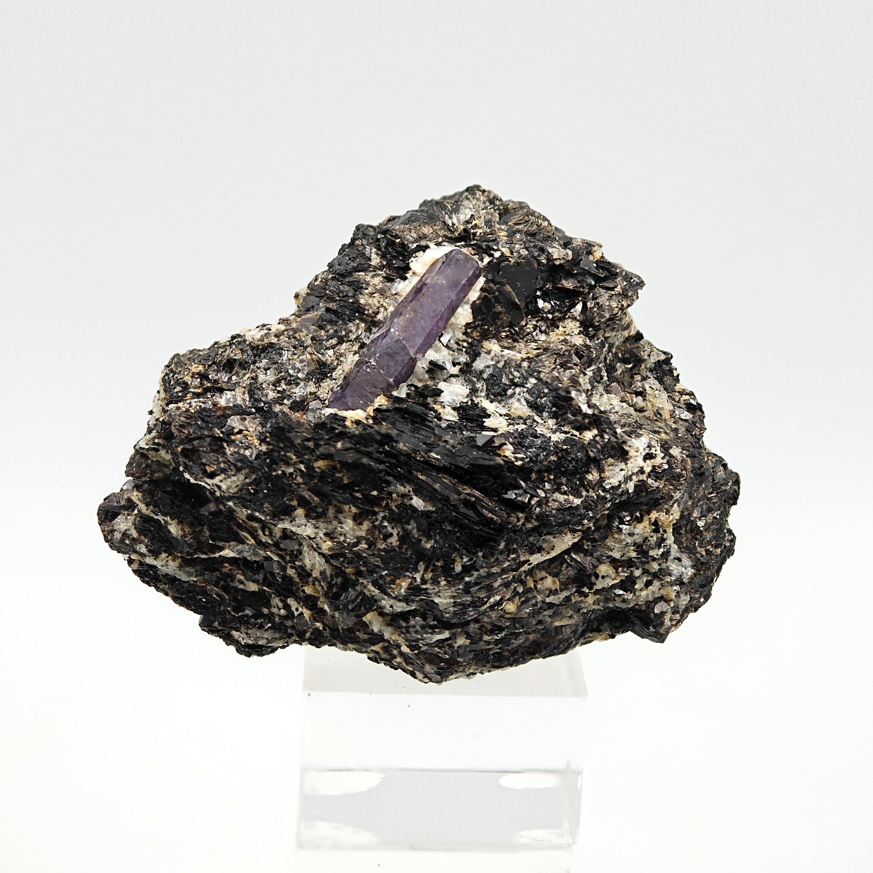 RUBY – Purple CORUNDUM, UV Reactive Crystal from Zazafotsy, Madagascar