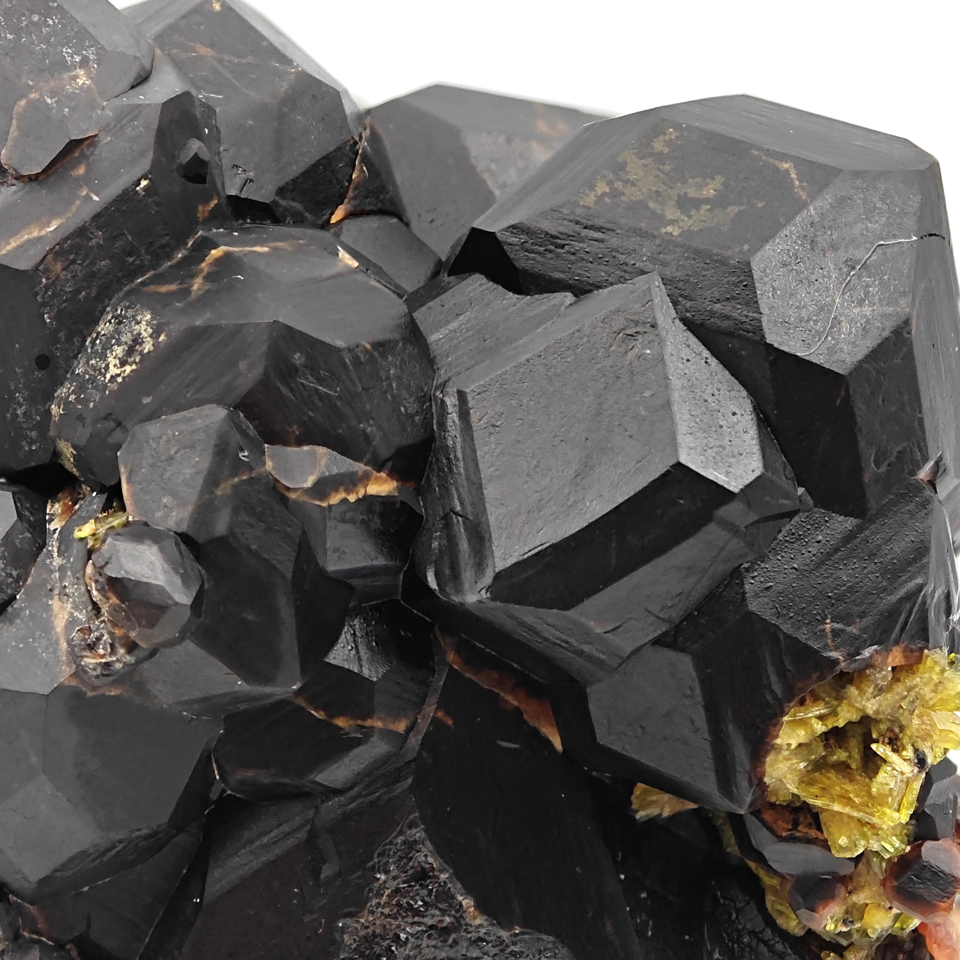 ANDRADITE & EPIDOTE – Contrasting Rare Crystals, Dashkesan, Azerbaijan