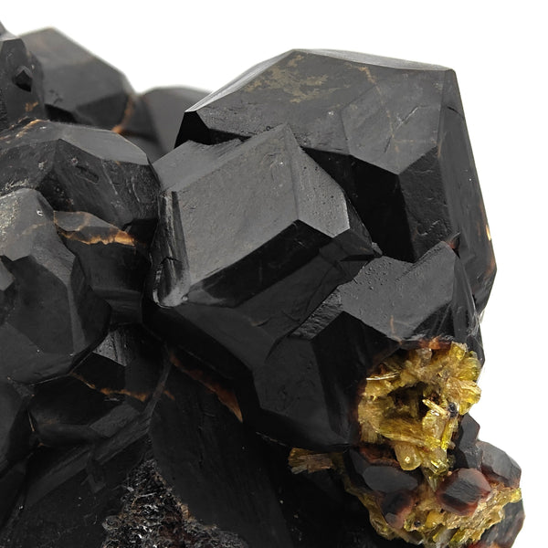 ANDRADITE & EPIDOTE – Contrasting Rare Crystals, Dashkesan, Azerbaijan